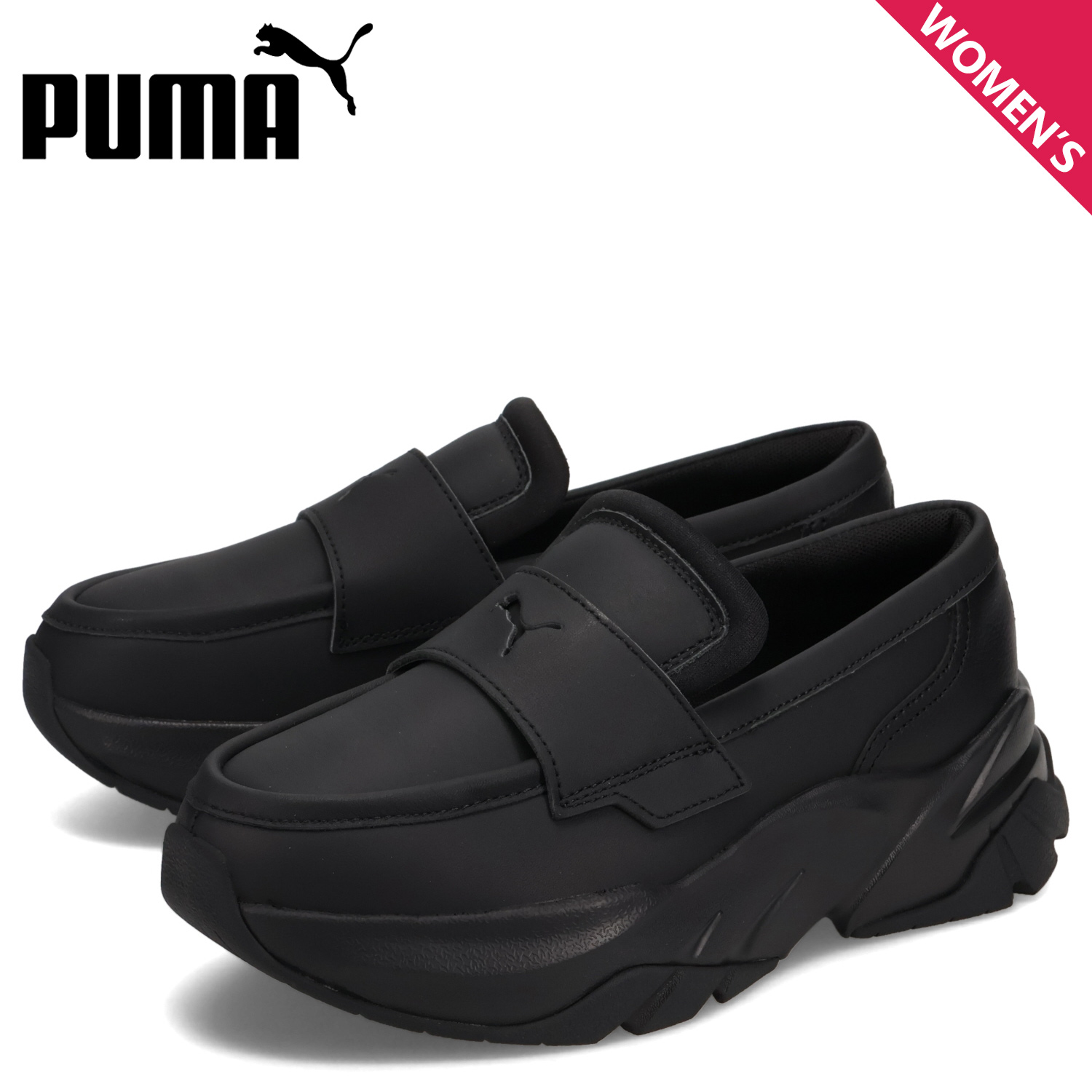 ★日本の職人技★ PUMA プーマ ローファー ソフィール レディース 厚底 SOPHYR 靴