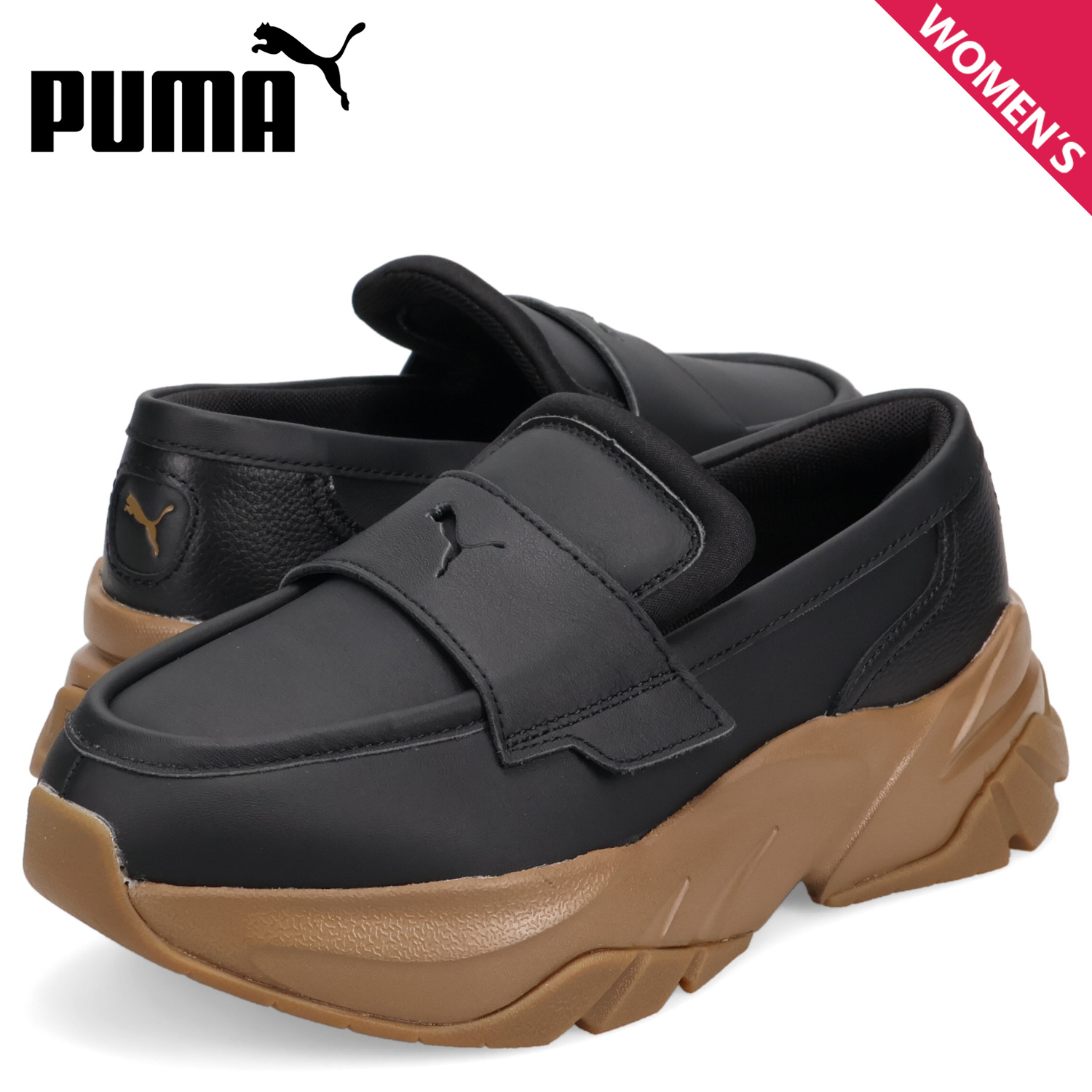 PUMA ローファー 厚底 23cm PUMA プーマ ローファー 厚底 スニーカー レディース ウィメンズ