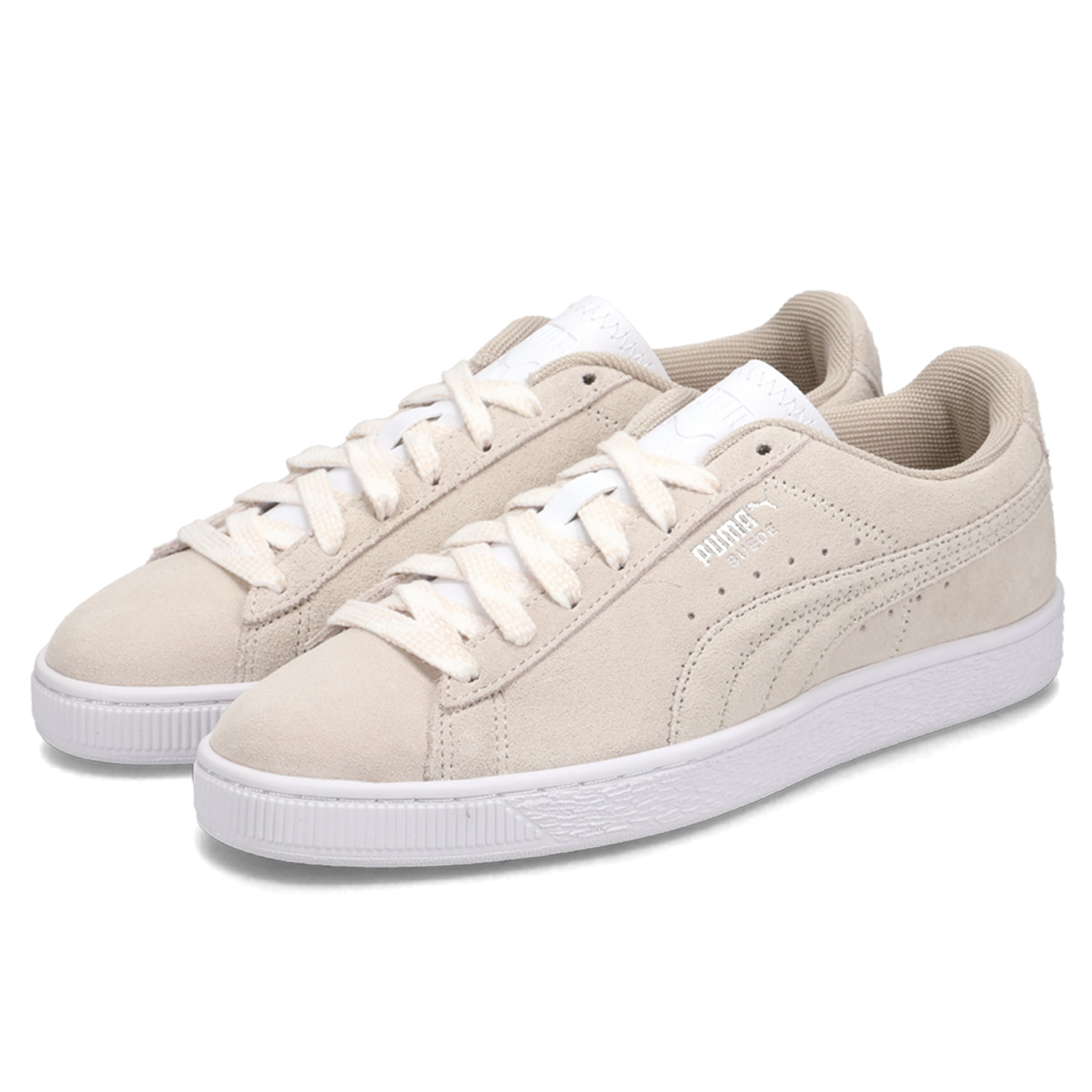 PUMA ネイビー/ホワイト スエード スニーカー PUMA CLYDE OG 