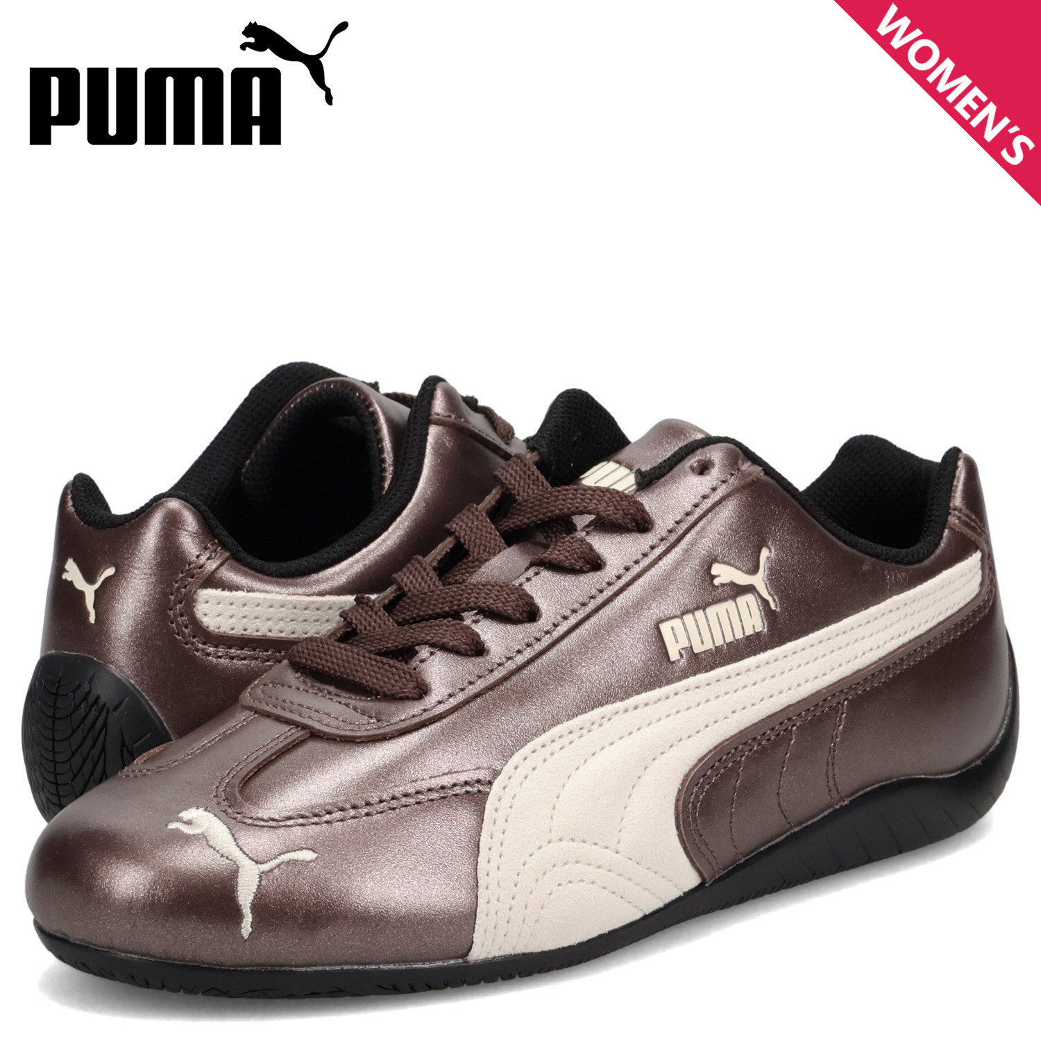 PUMA（プーマ） スピードキャット メタリック スニーカー レディース