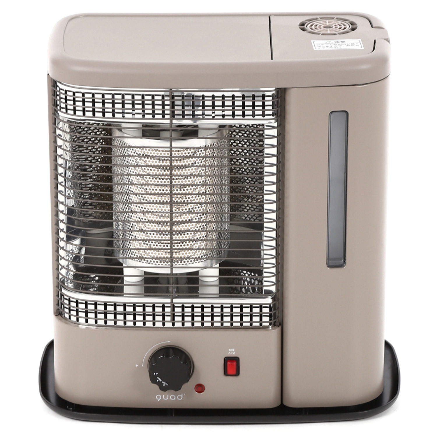 QUADS（クワッズ） 電気ヒーター ストーブ 加湿機能付 ミスト