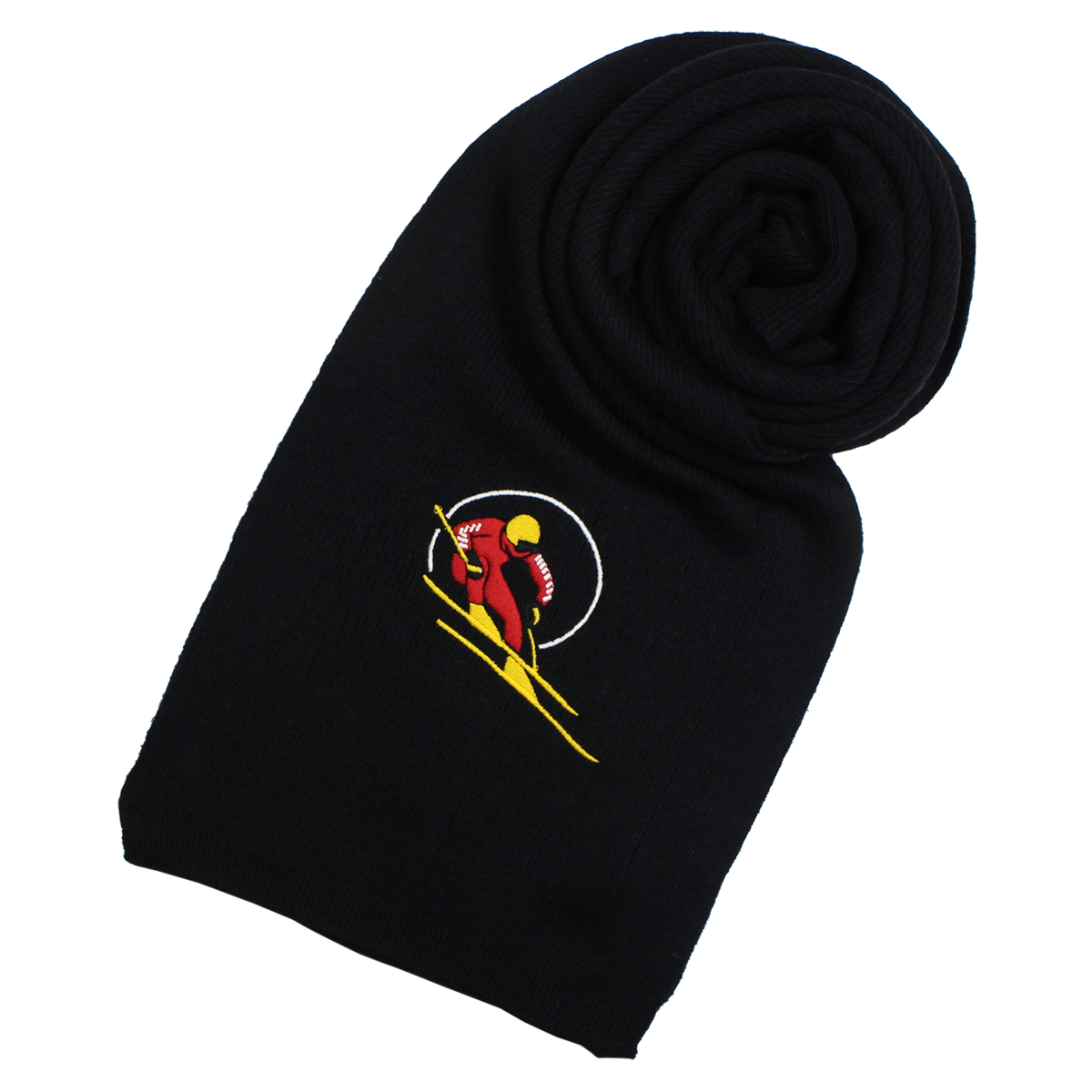 ポロ ラルフローレン POLO RALPH LAUREN マフラー メンズ ウール RETRO SKIER SCARF ブラック レッド PC0278｜sneak｜02