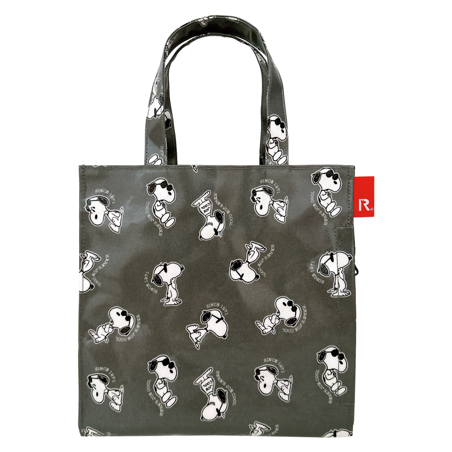 バッグ PEANUTS Peanuts Snoopy Jacquard Tote Bag Natural /Black