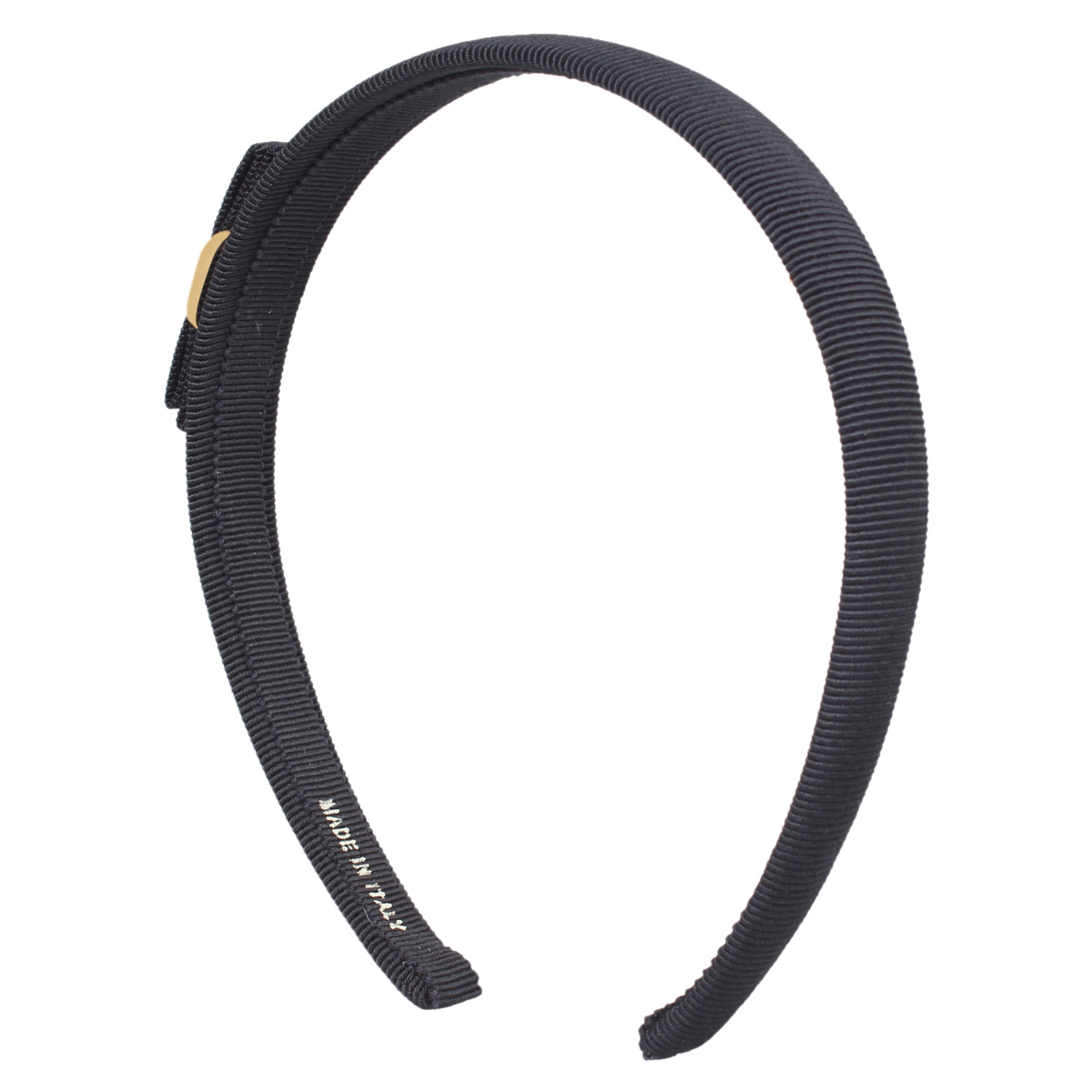 ヘアアクセサリー SALVATORE FERRAGAMO BLACK COTTON BLEND HAIR BAND Ferragamo Headband Black Womens Hats E Hairband Salvatore