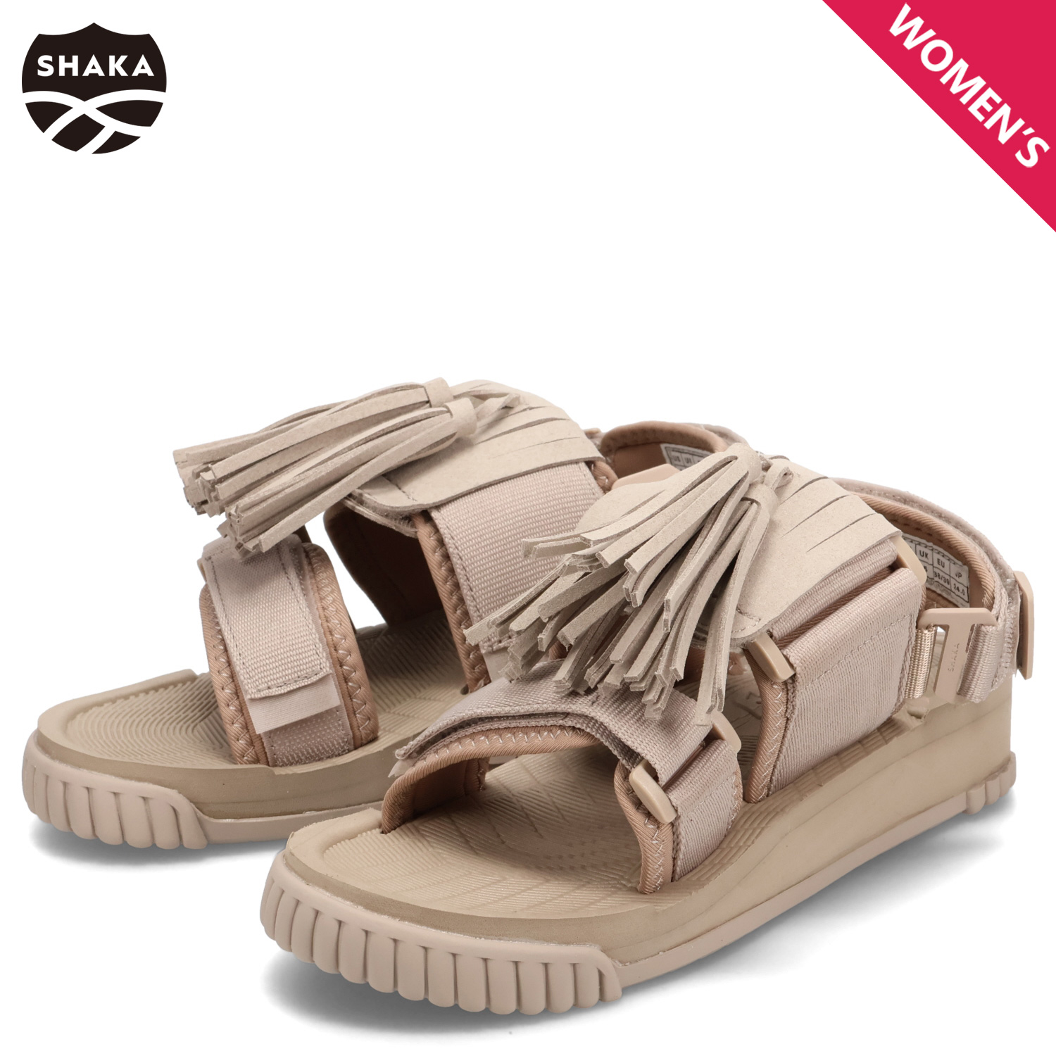 SHAKA WEEKENDER TASSEL Women's Sports Sandals SK-274 Thick