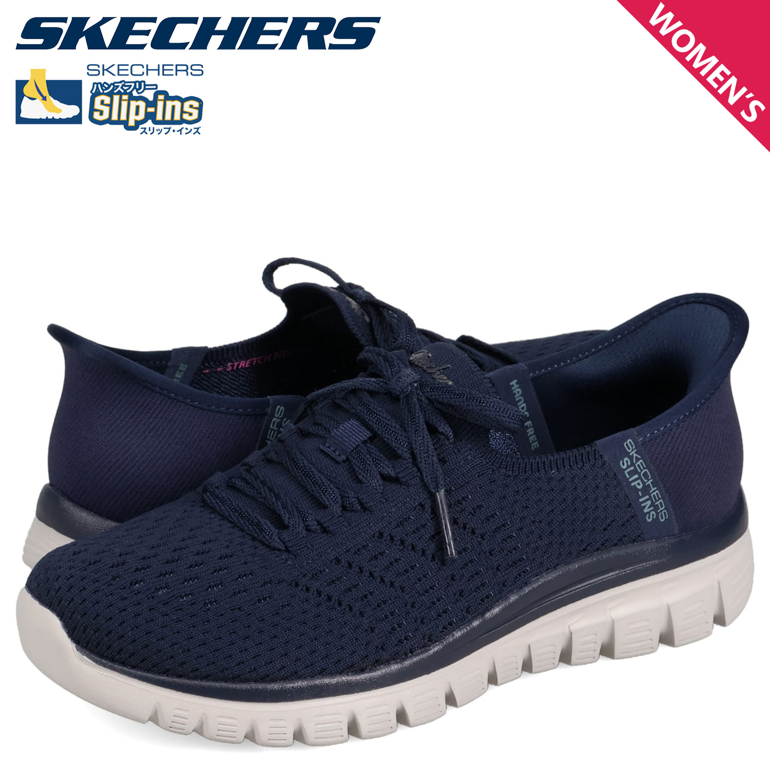 [美品]SKECHERS スリップインズ スケッチャーズ スリップインズ マーク・ネイソン：Aウェッジ