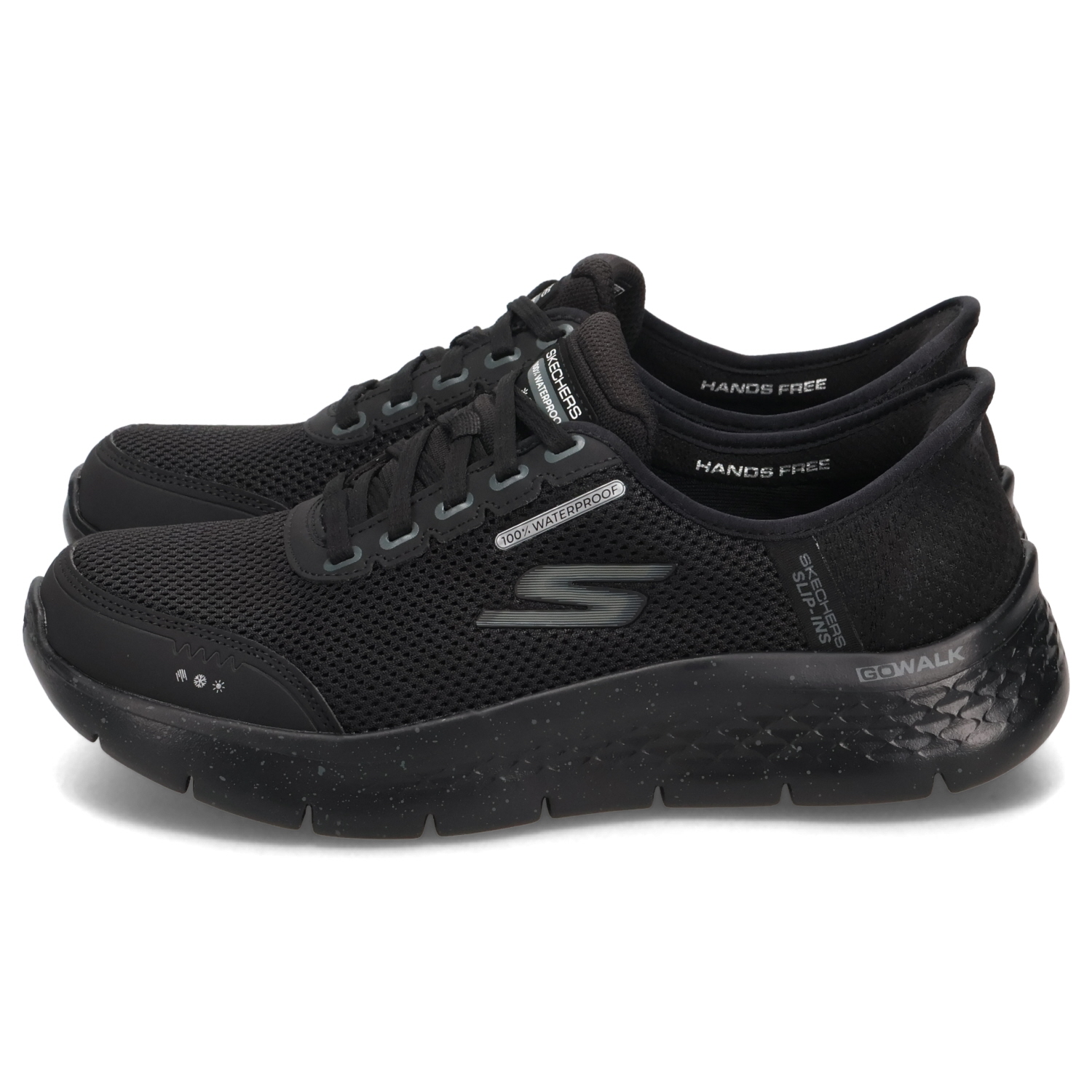 スケッチャーズ SKECHERS スリップインズ ゴーウォーク フレックス クリア クリーク スニーカー レディース 黒 124846W SKECHERS（スケッチャーズ） スリップインズ ゴーウォーク フレックス