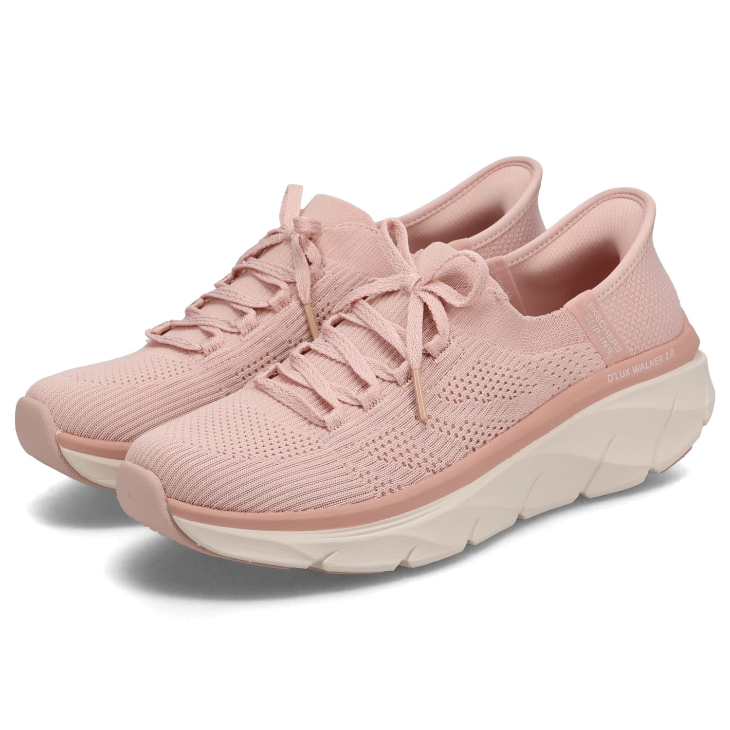 SKECHERS Slip-Ins ピンク スニーカー SKECHERS スケッチャーズ スリップインズ リラックスドフィット