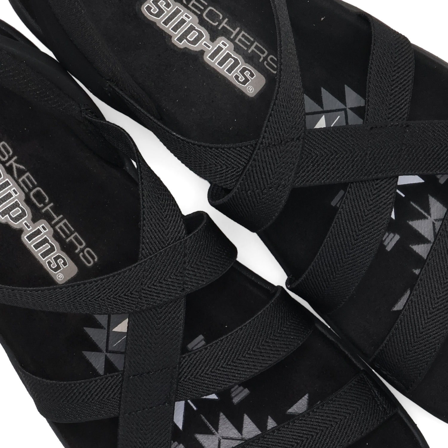 SKECHERS Slip-ins ブラック サンダル SKECHERS SLIP-INS スケッチャーズ スリップインズ ウルトラ