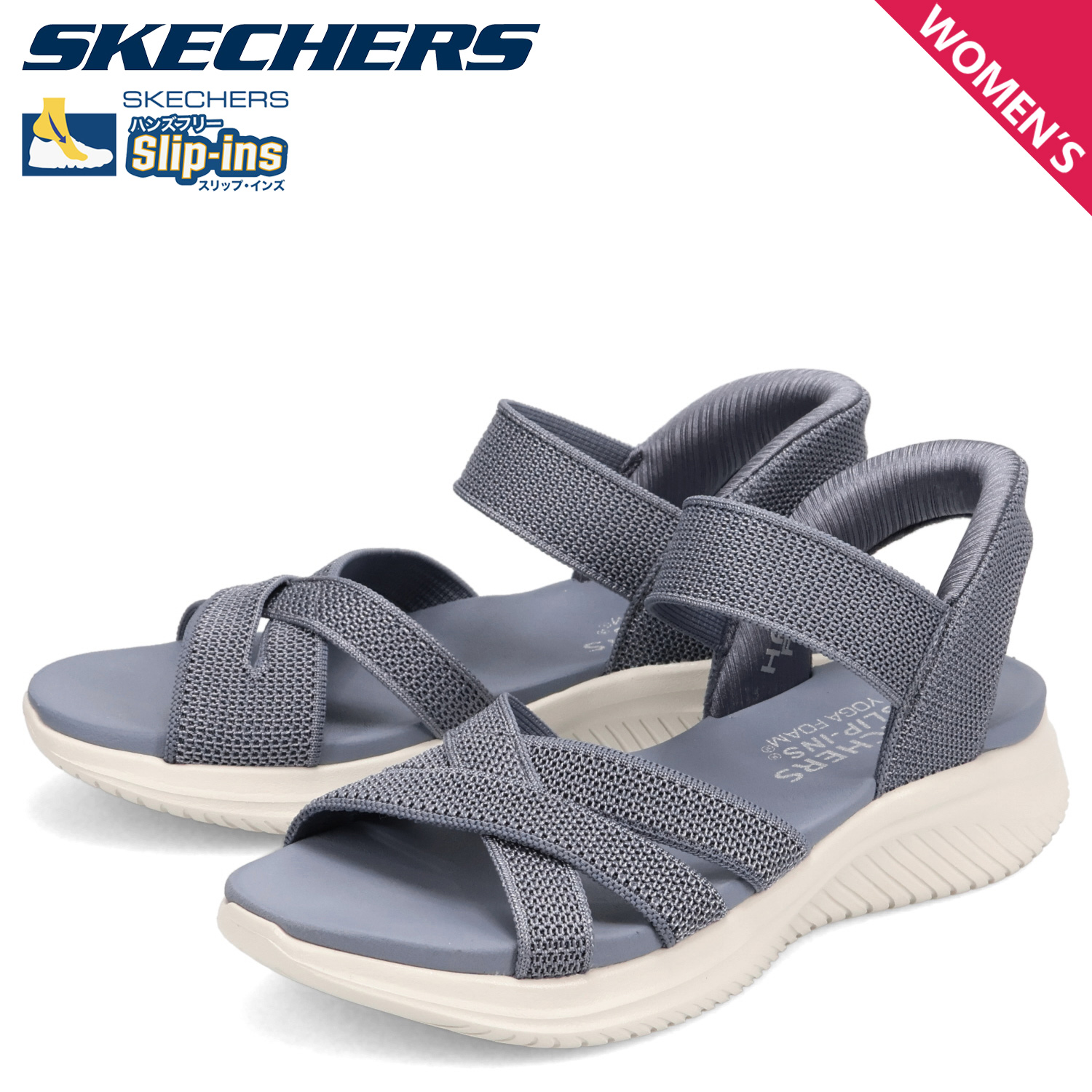 【美品】SKECHERS スケッチャーズ スリップインズサンダル ラインストーン skc-164085-slt_r.jpg