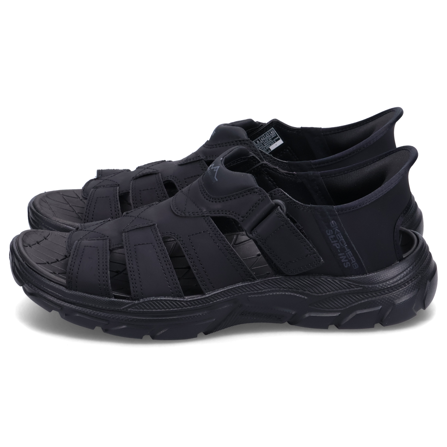 SKECHERS Slip-ins ブラック サンダル 205181 BLK SKECHERS スケッチャーズ SLIP-INS スリップインズ リヴォル