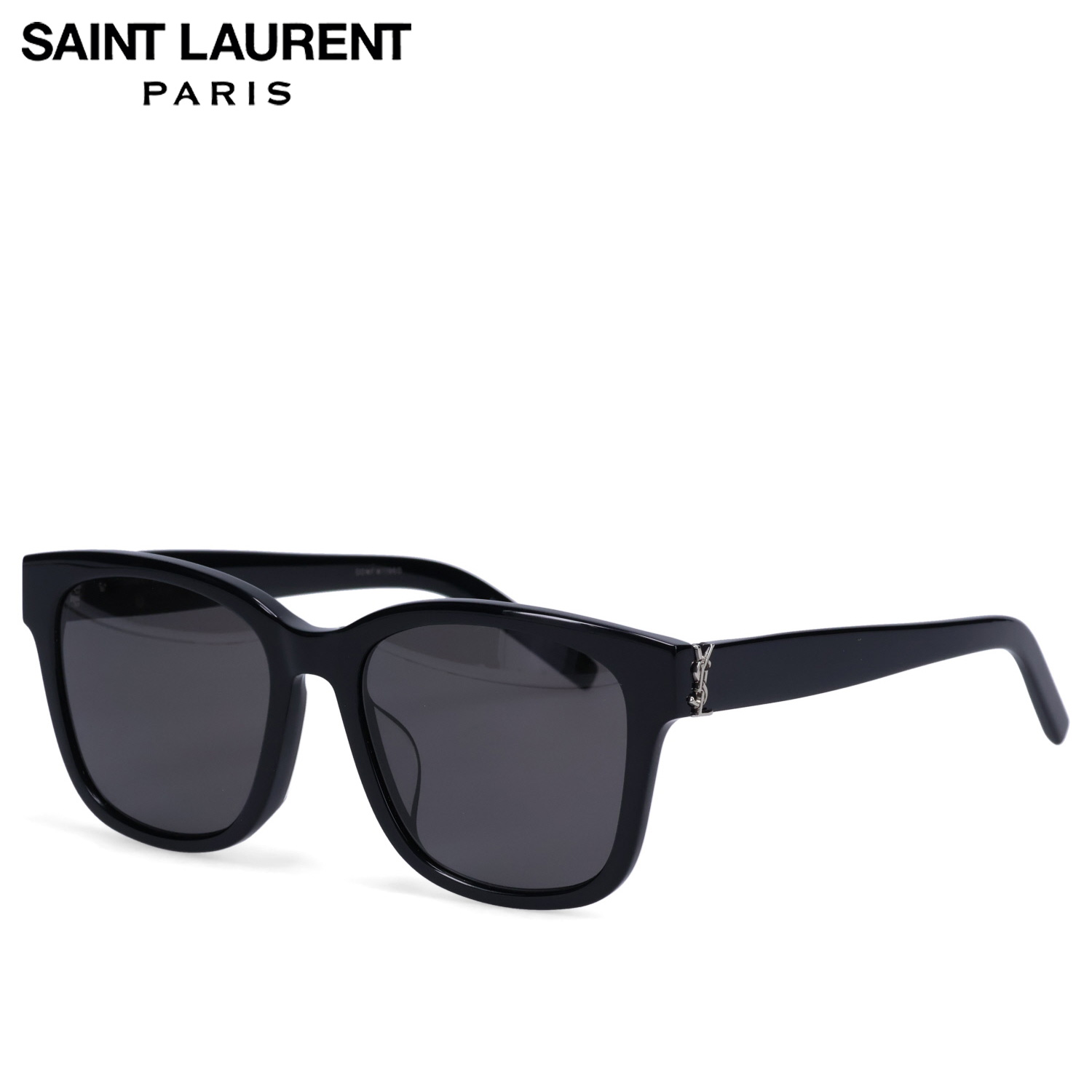 サンローラン パリ SAINT LAURENT PARIS サングラス メンズ レディース アジアンフィット UVカット 紫外線対策  SUNGLASSES ブラック 黒 SLM68F-003