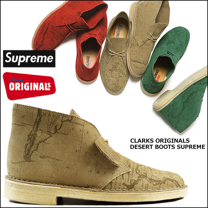 全国組立設置無料 クラークス シュプリーム デザートブーツ メンズ Clarks Originals Desert Boot Supreme オリジナルズ コラボ Clearance返品 在庫あり 即納 Kuljic Com