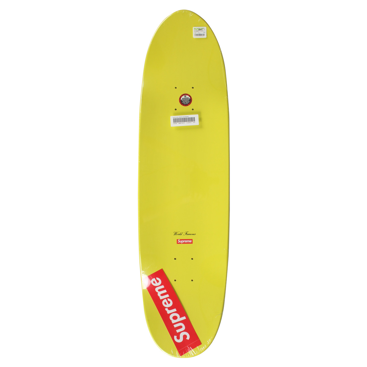 シュプリーム Supreme スケボー デッキ スケートボード Lee Scratch Perry コラボ BLACK ARK CRUISER  SKATEBOARD ブラック イエロー 黒