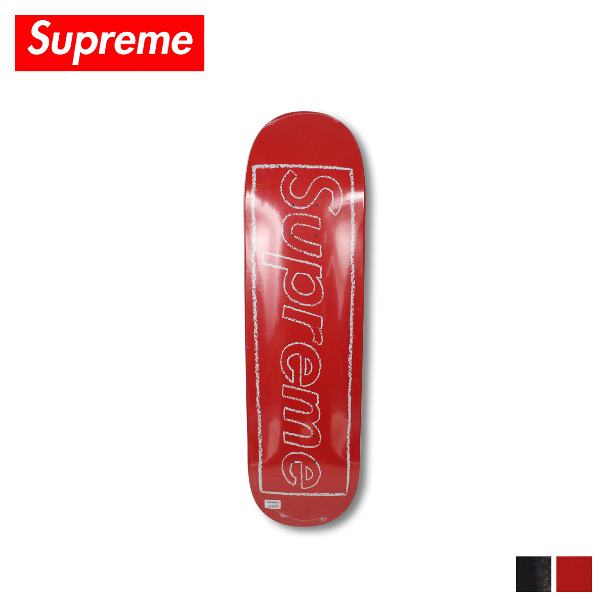 シュプリーム Supreme KAWS カウズ チョークロゴ スケートボード