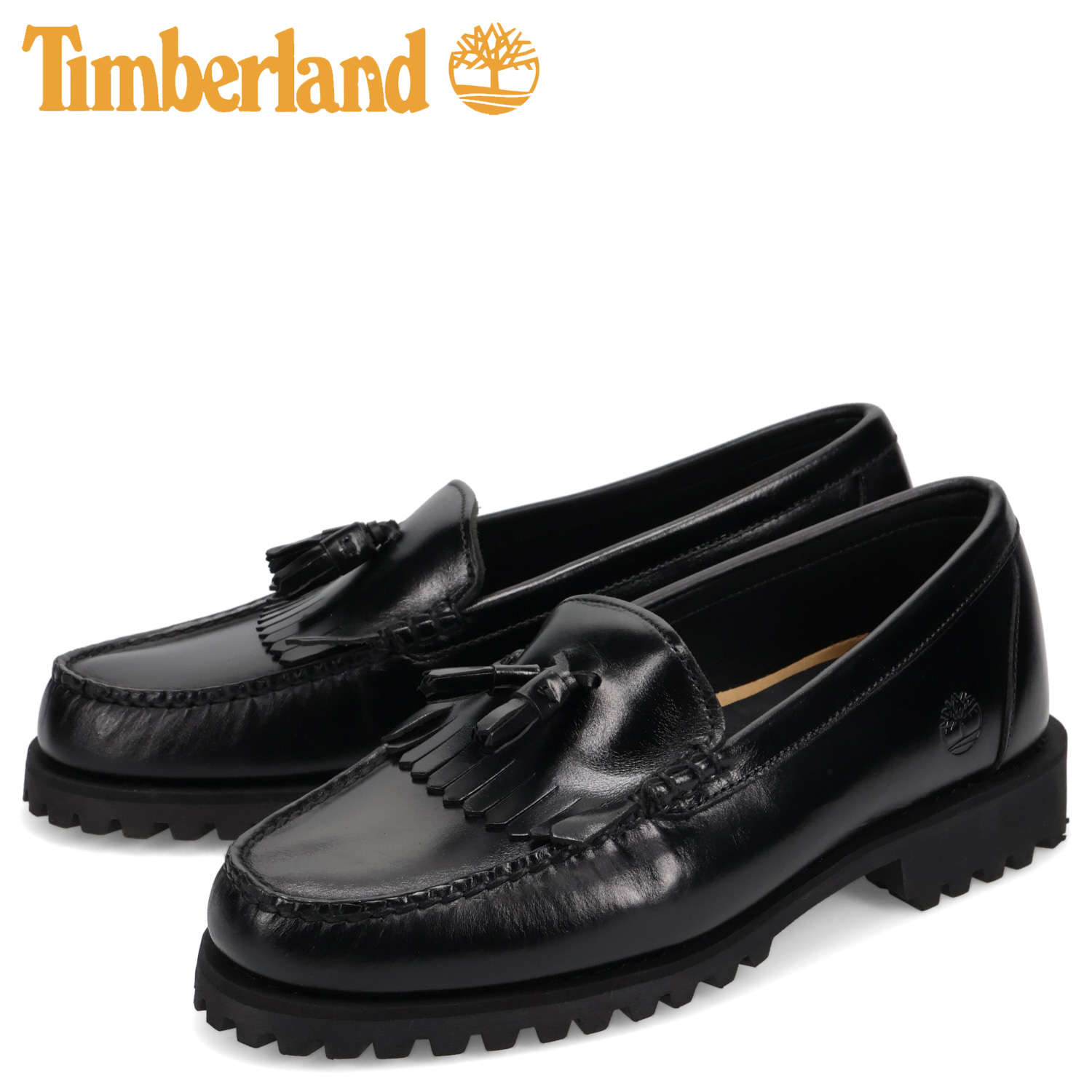 未使用品　ティンバーランド　27.0　デッキシューズ　　モックトゥ　黒 Timberland（ティンバーランド） オーセンティック ローファー デッキ