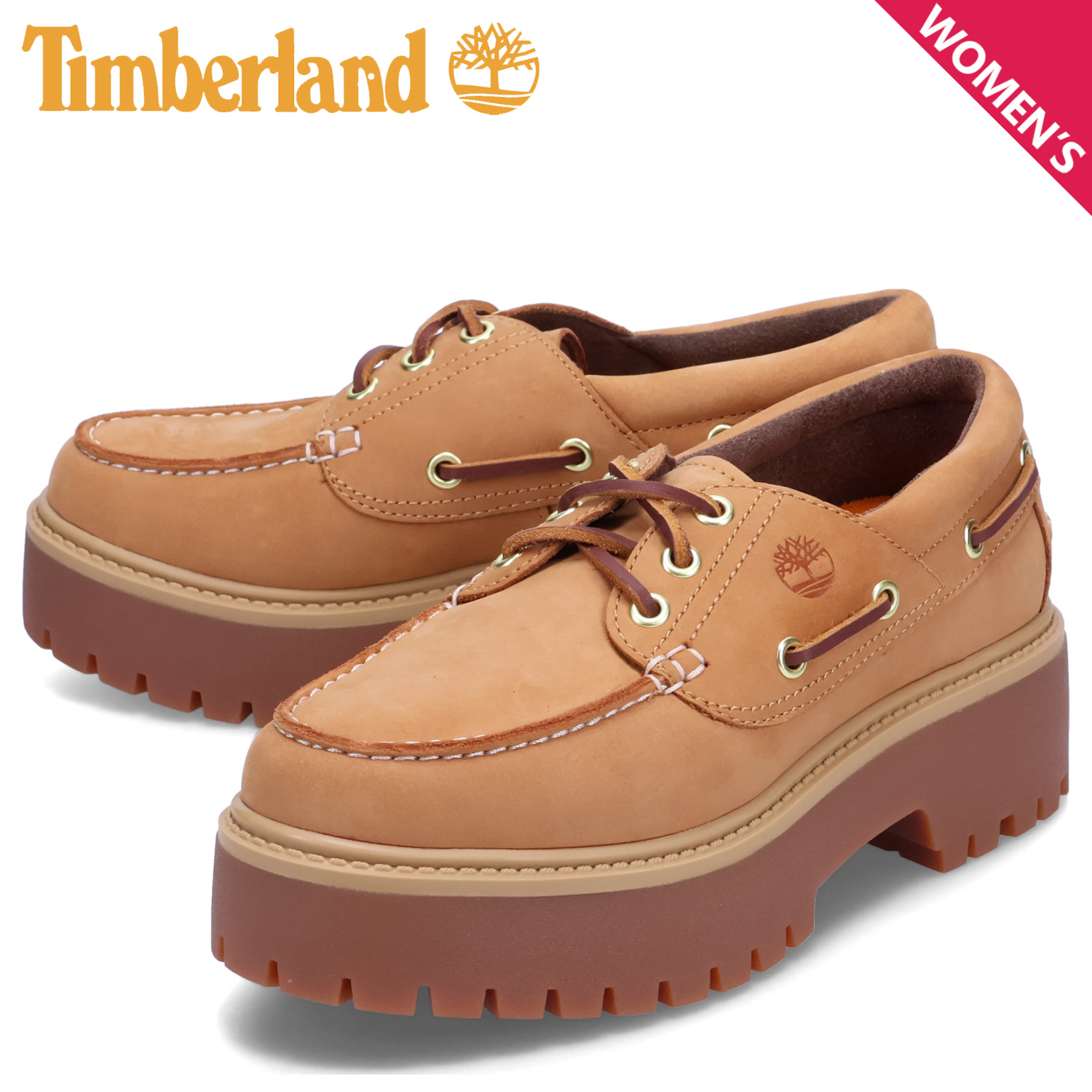 ティンバーランド Timberland デッキシューズ モカシン ストーン 