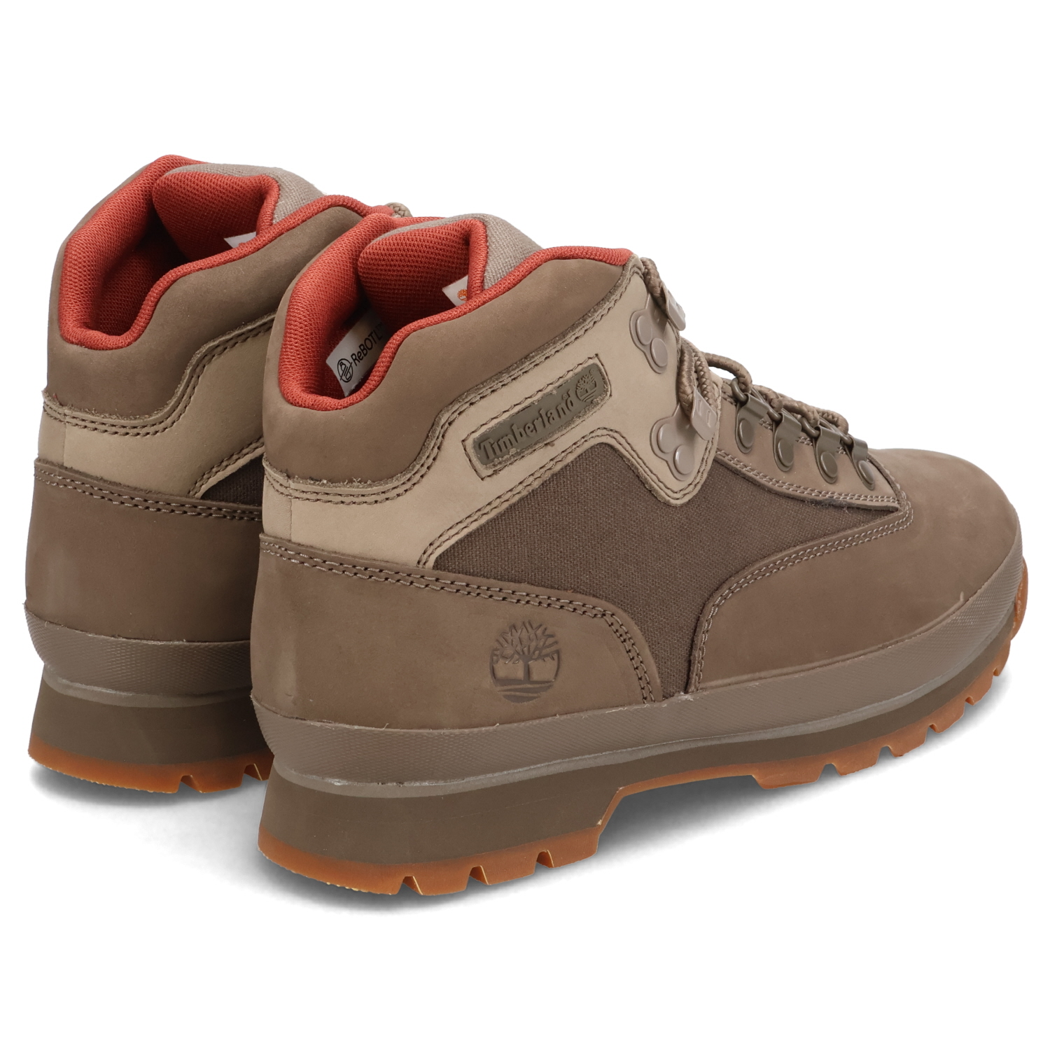 ティンバーランド Timberlandブラウン ハイカットミリタリーブーツ Timberland - ティンバーランド ハイカットスニーカー ワーク