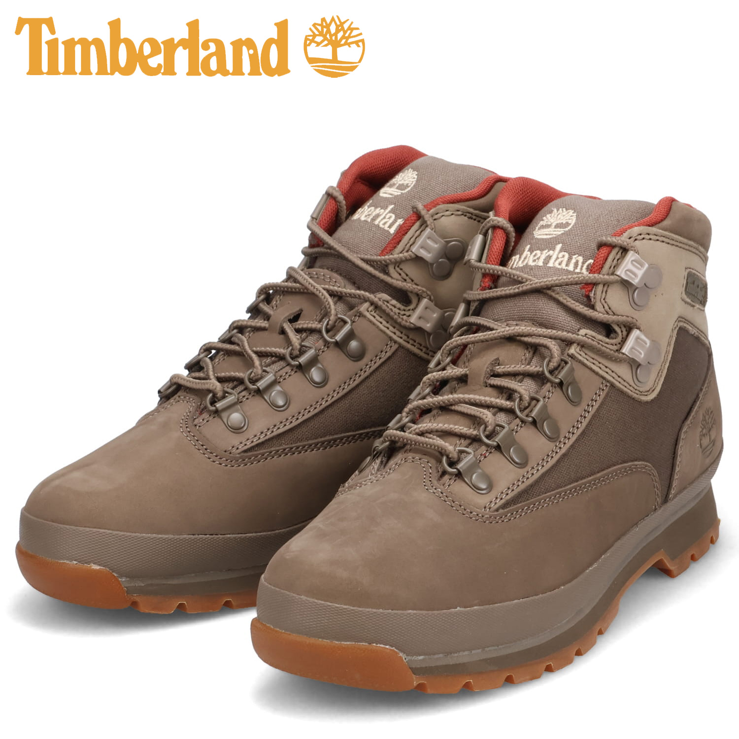 ティンバーランド Timberlandブラウン ハイカットミリタリーブーツ Timberland ティンバーランド 6750R 1640 USA製 WOOLRICH ウール