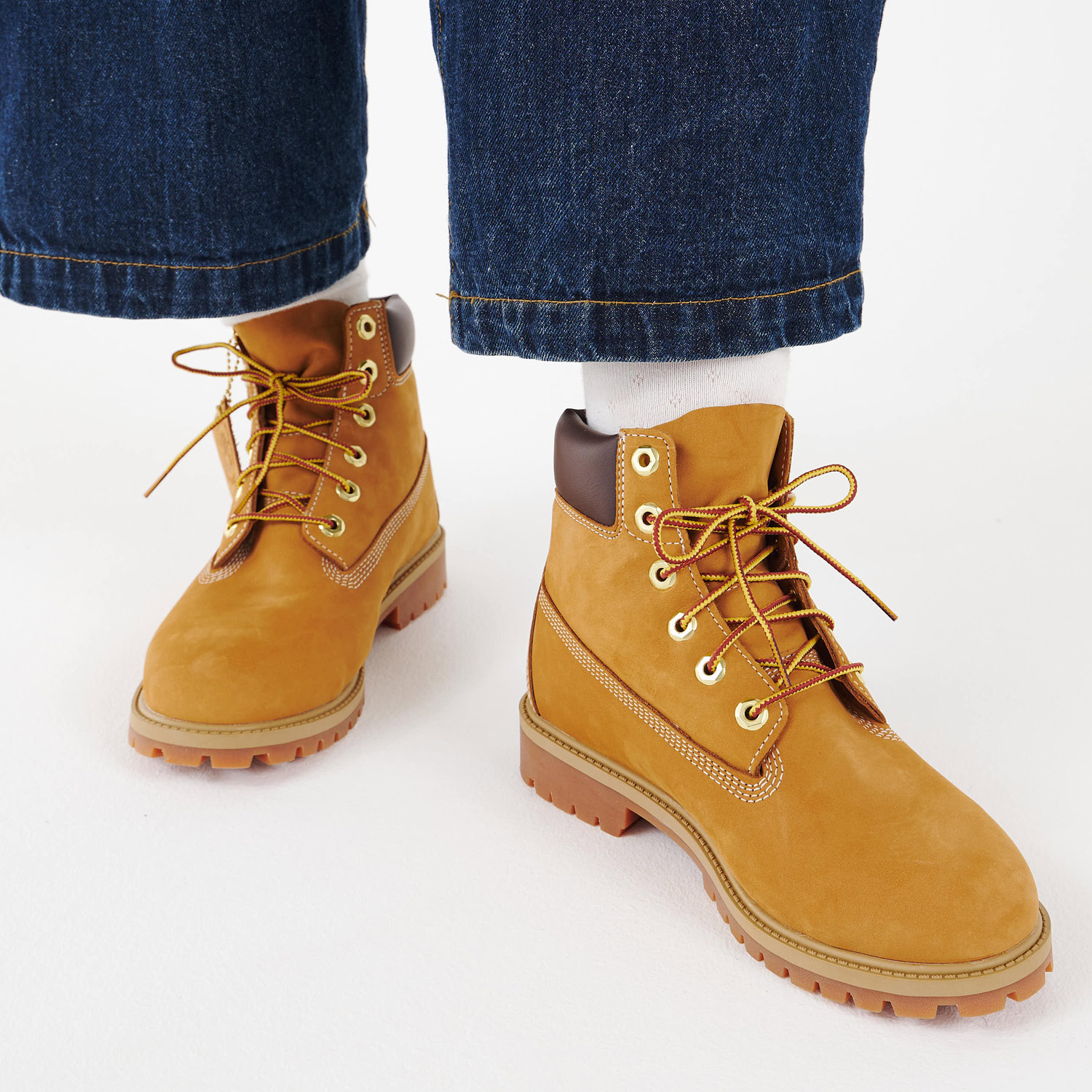 ティンバーランド 6インチ イエローブーツ 12909W 【23cm】キャメル ティンバーランド Timberland ブーツ キッズ レディース JUNIOR 6INCH