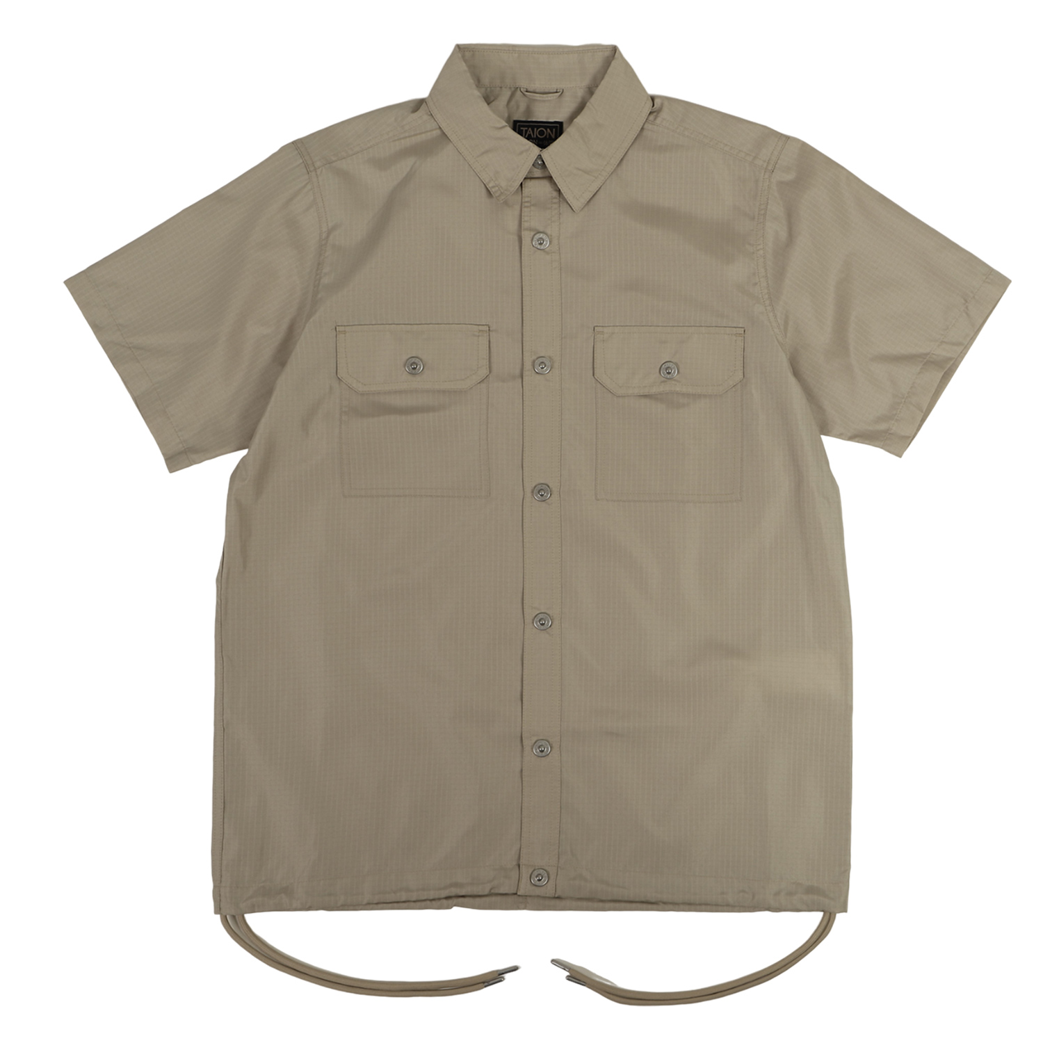 TAION タイオン シャツ ミリタリー ノンダウン ハーフ スリーブシャツ メンズ 半袖 N/D MILITARY HALF SLEEVE SHIRTS TAION-019SHNDML-1｜sneak｜06