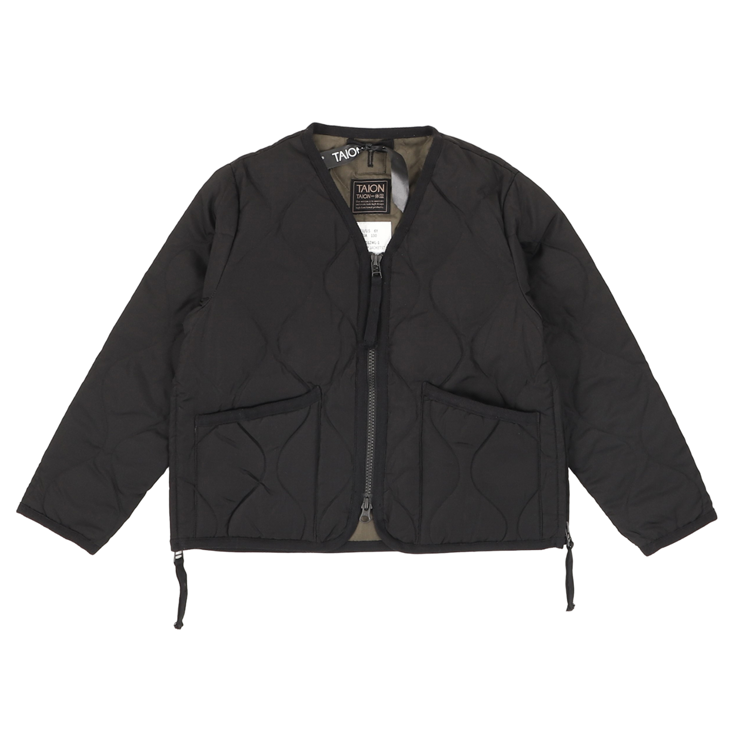 TAION（タイオン） ダウン ジャケット アウター ミリタリー Vネック