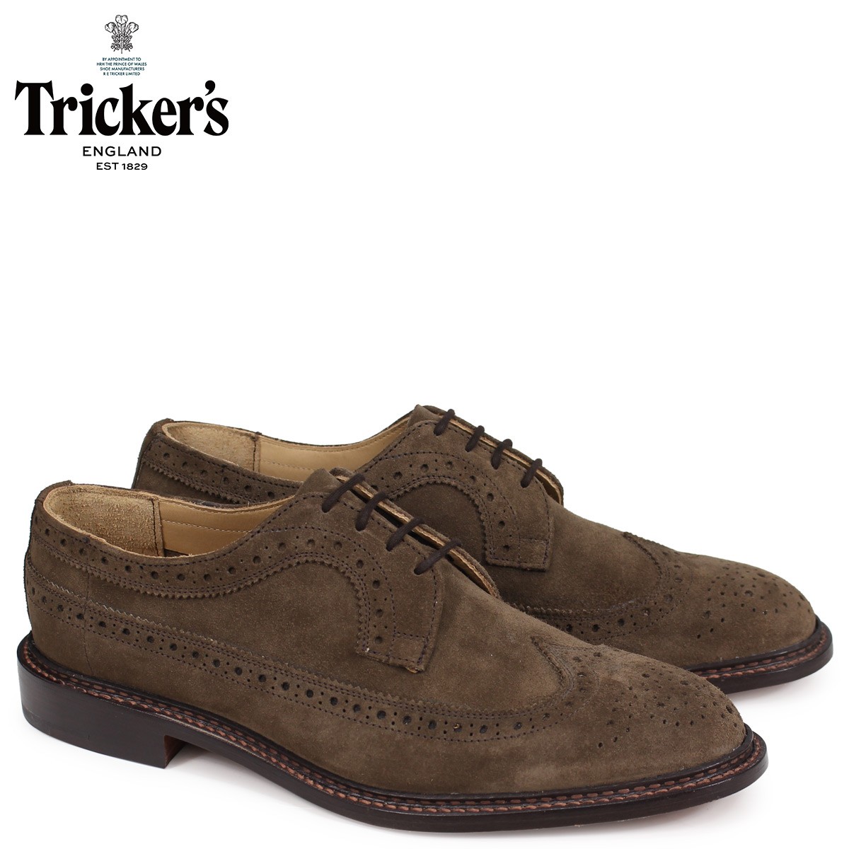 トリッカーズ Trickers ウイングチップ シューズ RICHARD 5ワイズ