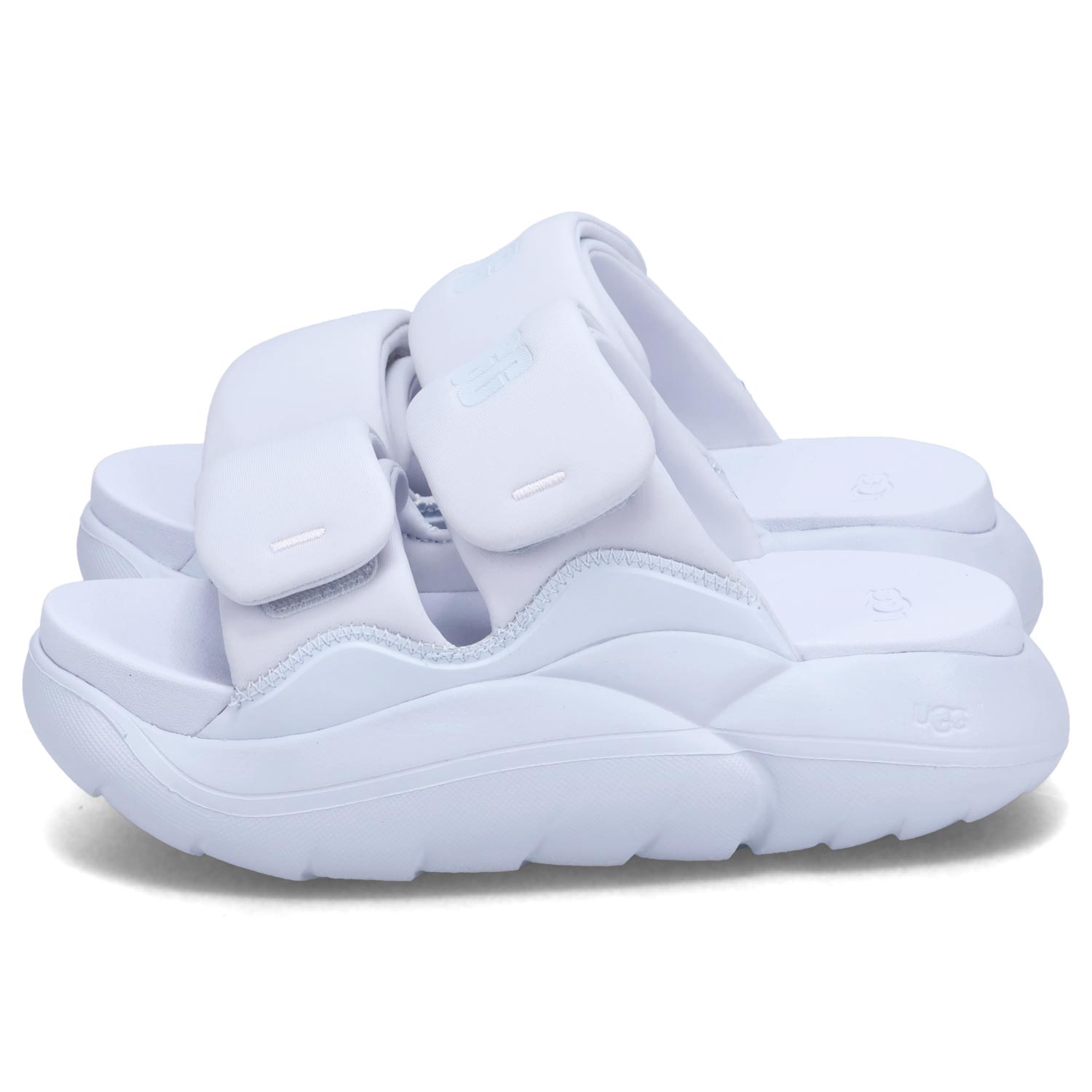 UGG スポーツサンダル ホワイト23.5cm W LA ALTO STITCH アグ UGG W LA ALTO STITCH （WHITE） -ファッション通販