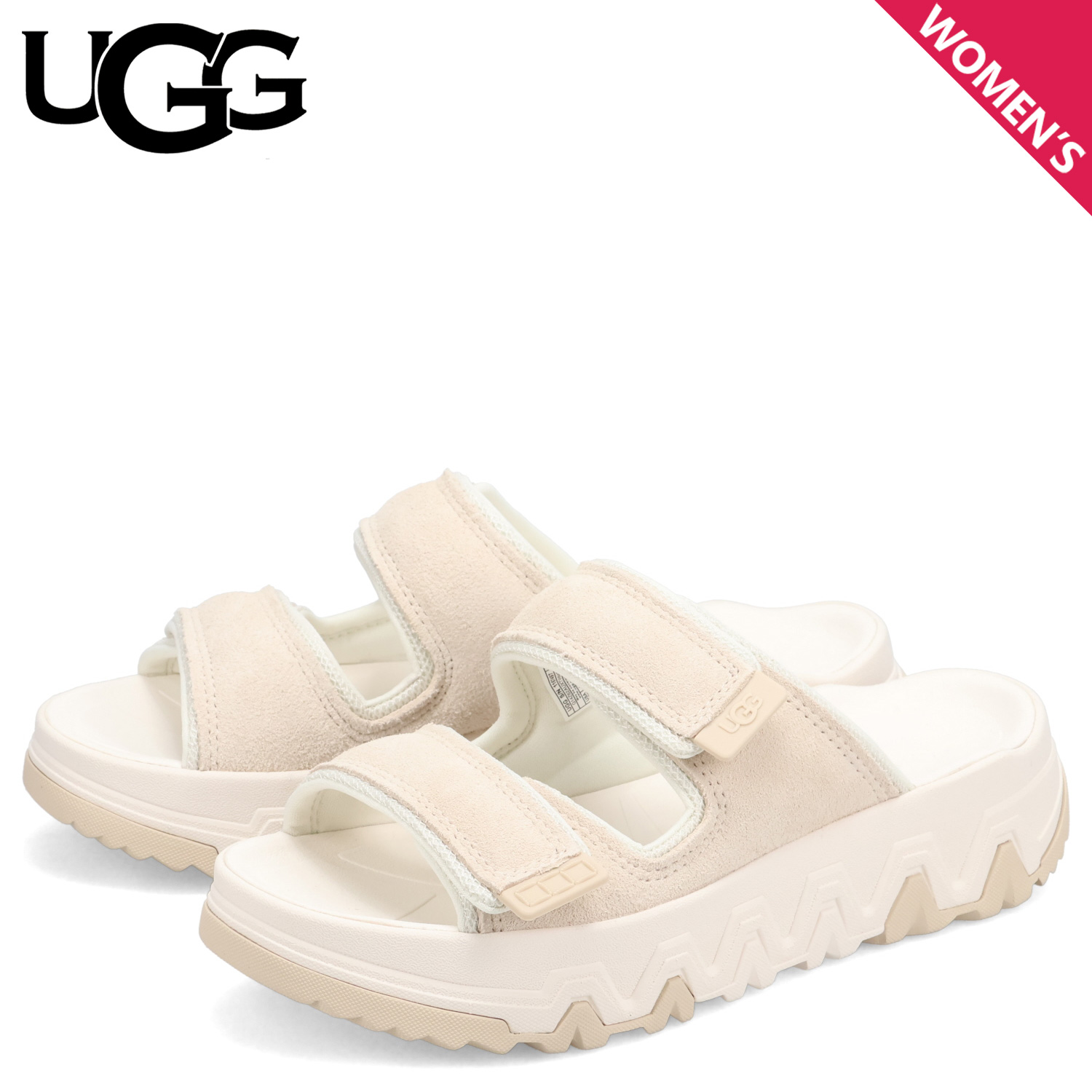 UGG ホワイト ストラップサンダル UGG アグ ストラップサンダル ストラタス レディース STRATUS