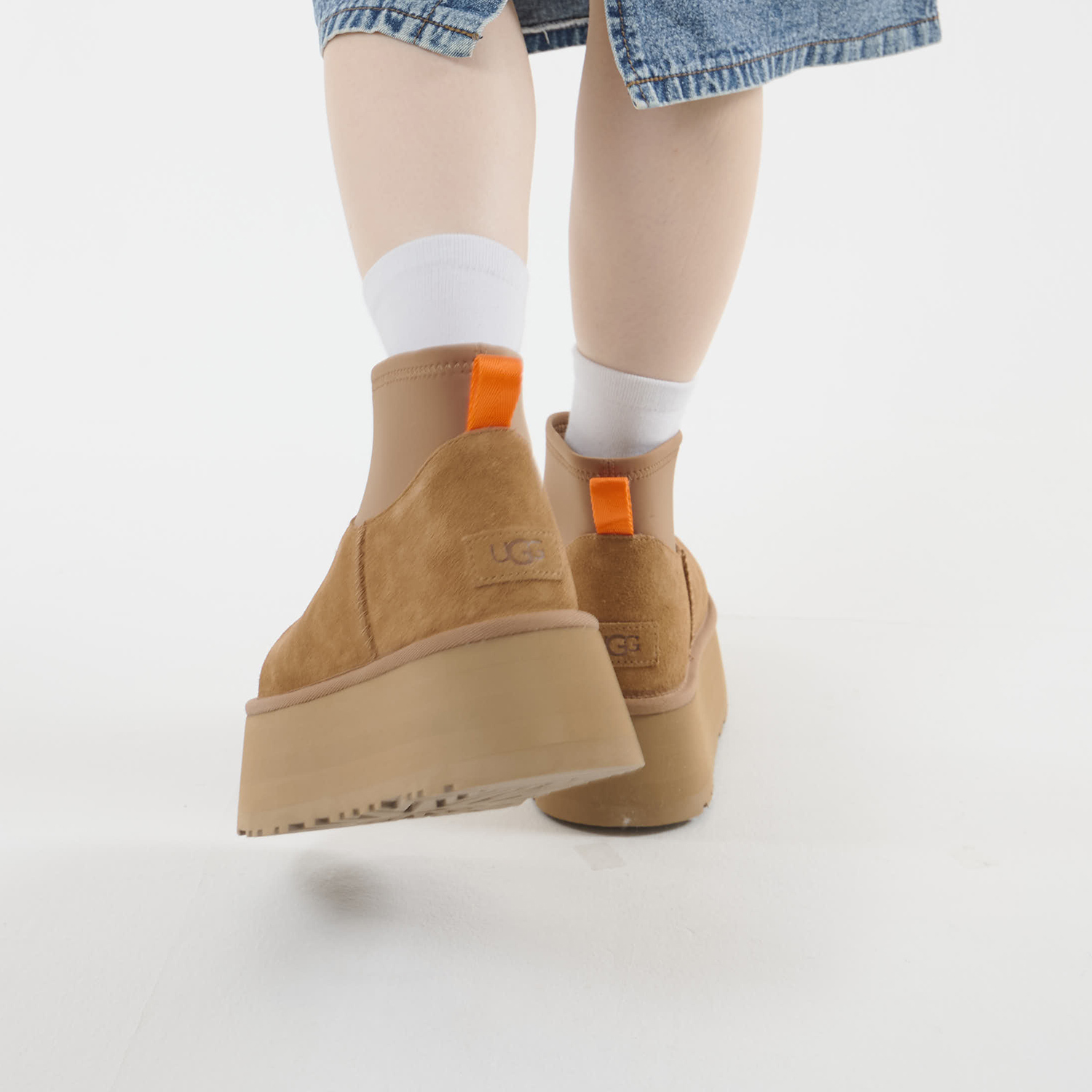 UGG（アグ） クラシックミニ ディッパー ブーツ レディース 厚底
