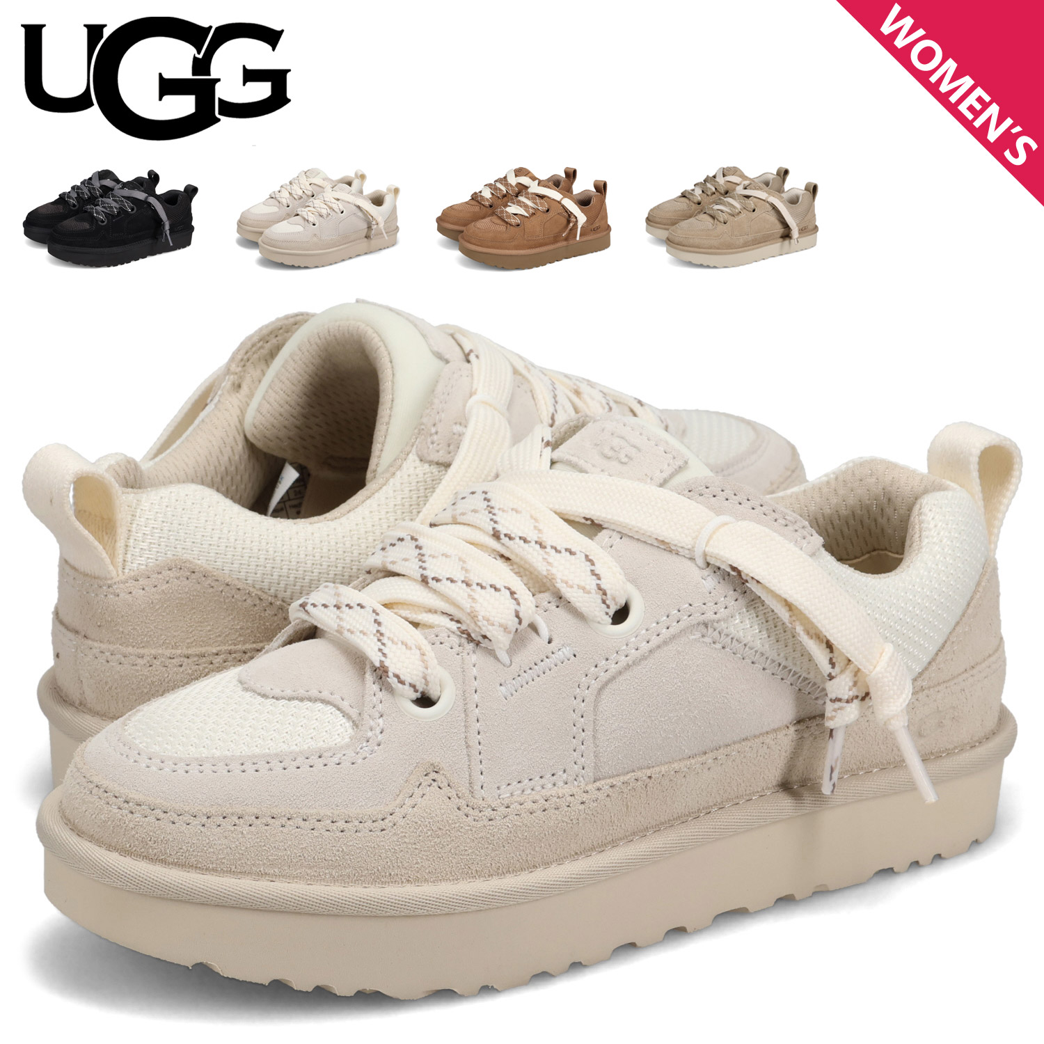 UGG（アグ） スニーカー ロー ローメル レディース 厚底 W LO LOWMEL