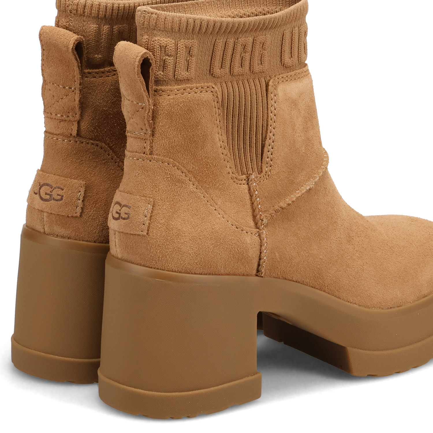 UGG ブラウン ショートブーツ EU37#23cm UGG ブラウン ショートブーツ 23cm UGG」 ショートブーツ 23cm