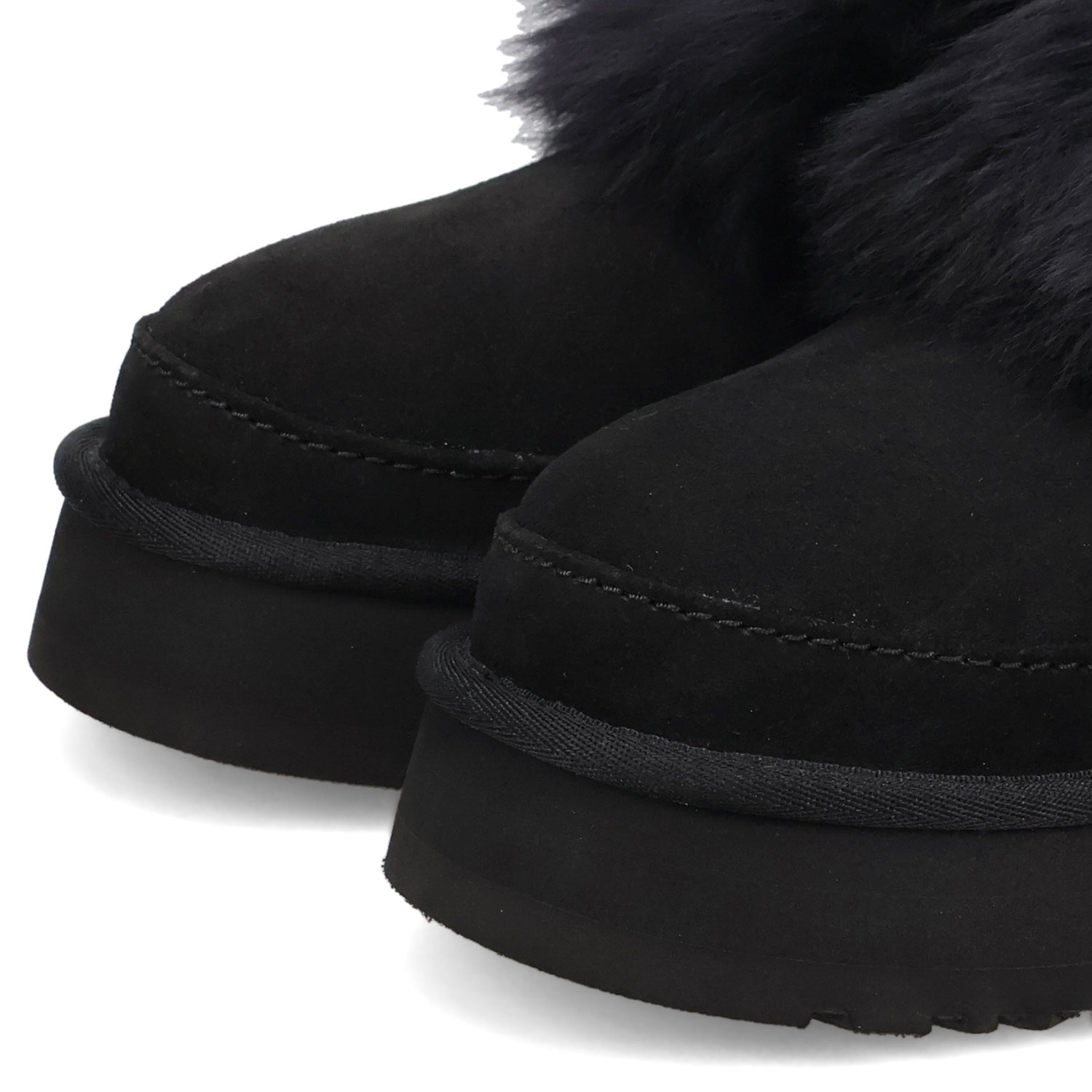 UGG（アグ） サンダル ファー サボ ルームシューズ レディース 厚底
