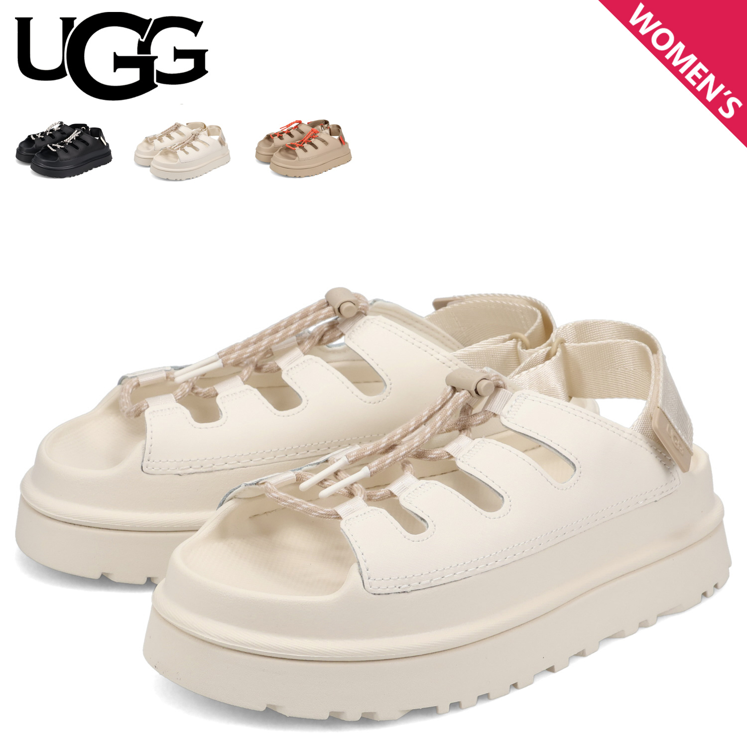 アグUGG サンダル ストラップサンダル ゴールデングロウトグル レディース厚底 UGG（アグ） サンダル ストラップサンダル ゴールデングロウトグル
