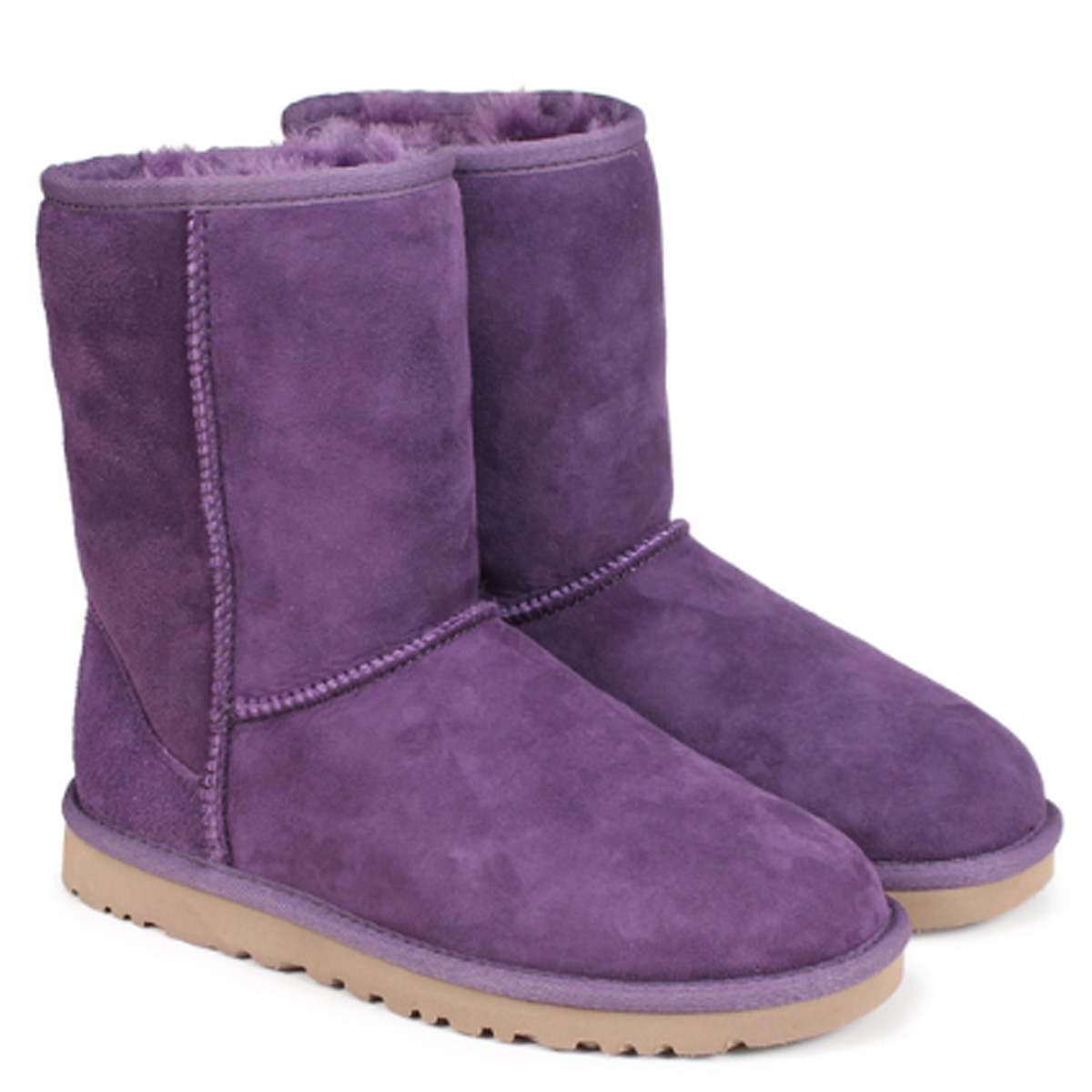 UGG レディース　クラッシックショートⅡグレー22センチ UGG WOMENS CLASSIC SHORT II GREY アグ ムートンブーツ