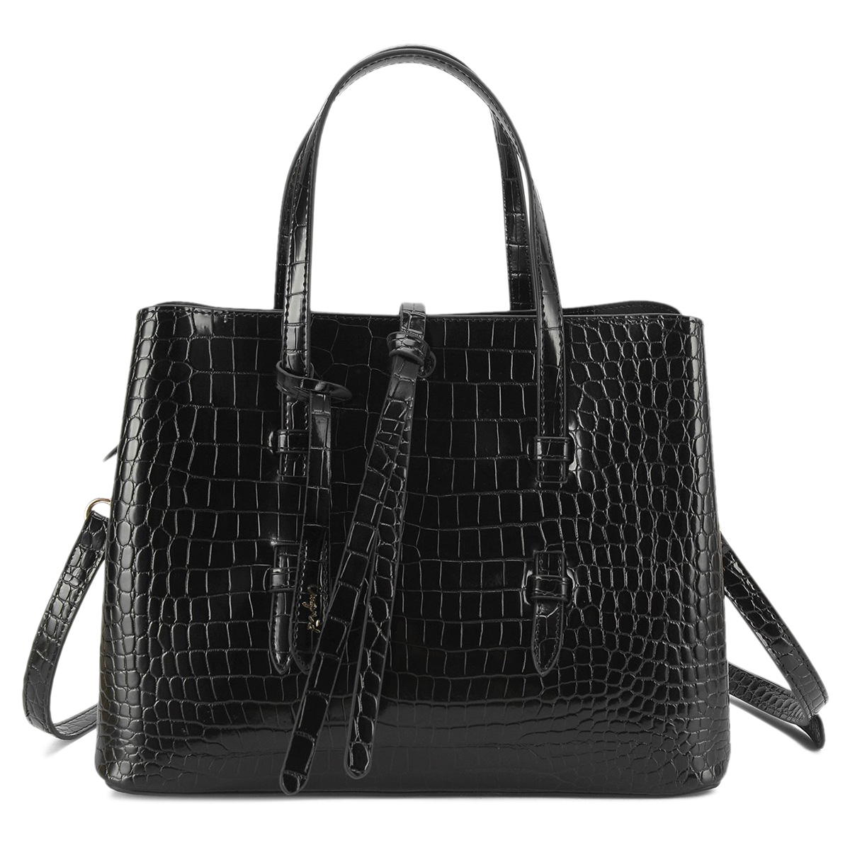 Ungrid アングリッド バッグ トートバッグ ハンドバッグ ショルダー レディース 2WAY CROCODILE STRING FLAP HANDBAG UNG-51210｜sneak｜10