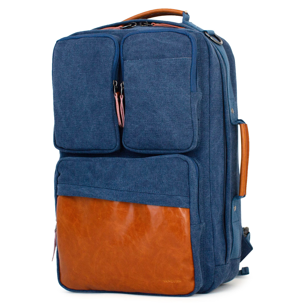 ヴァンキッシュ VANQUISH リュック ショルダーバッグ ビジネスバッグ ブリーフケース メンズ 3WAY BRIEFCASE グレー ネイビー VQM-41620 | VANQUISH | 01