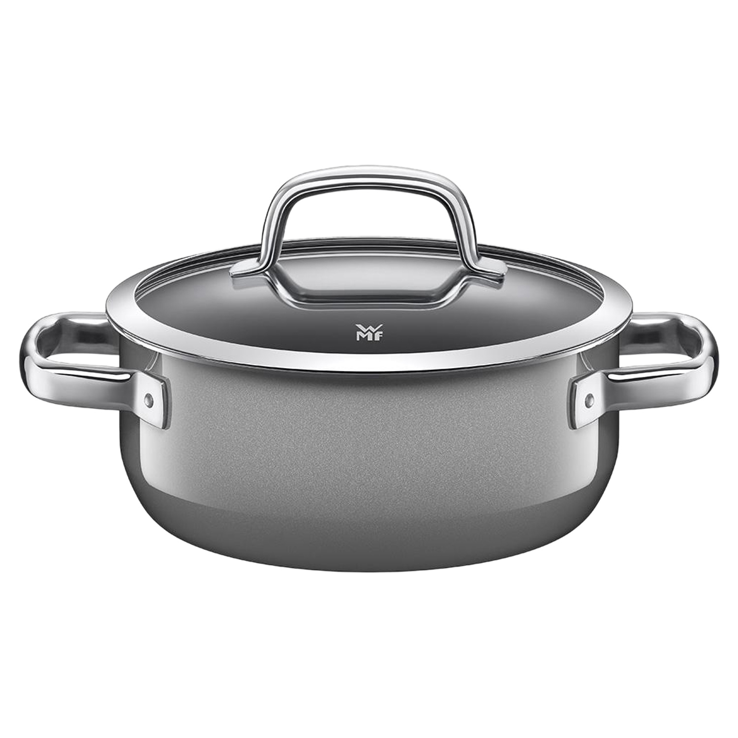 WMF ヴェーエムエフ 鍋 両手鍋 フュージョンテック ミネラル ローキャセロール 20cm IH対応 LOW CASSEROLE W0514595290の画像