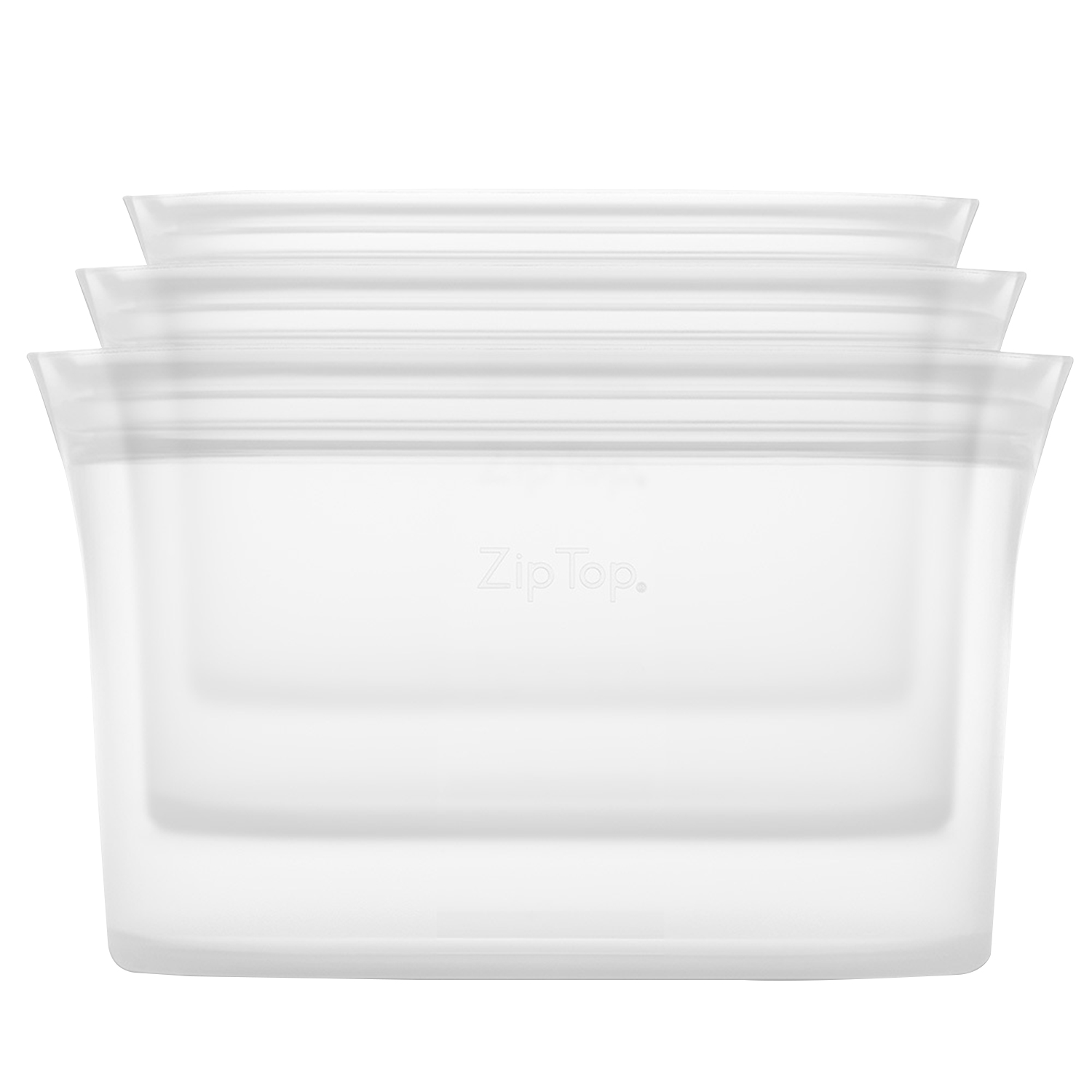 ZIPTOP ジップトップ 保存容器 保存袋 ディッシュ 3点セット チャック付き シリコン DISH グレー ブルー ピンク クリア Z-DSH3A | Zip Top | 01