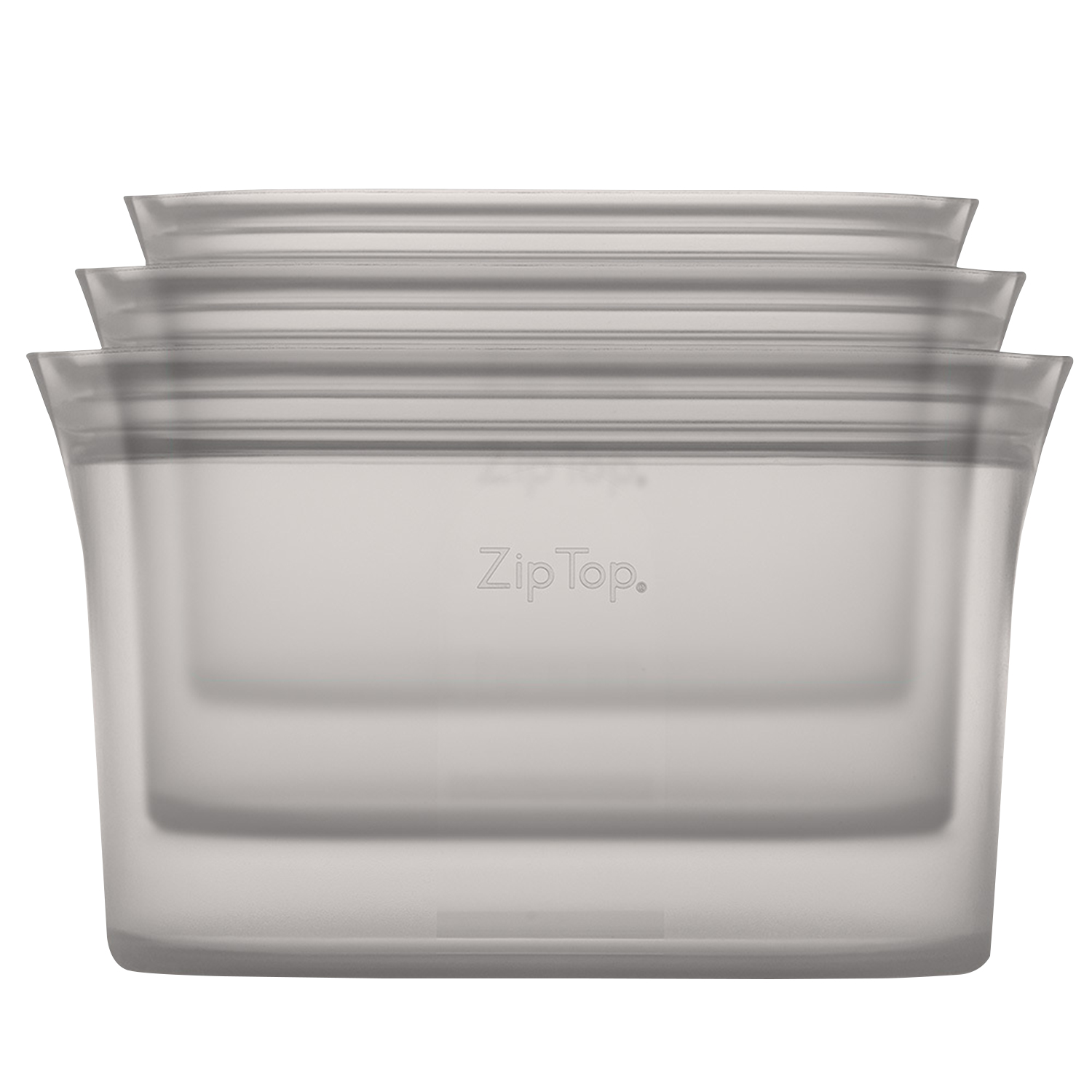 ZIPTOP ジップトップ 保存容器 保存袋 ディッシュ 3点セット チャック付き シリコン DISH グレー ブルー ピンク クリア Z-DSH3A | Zip Top | 02