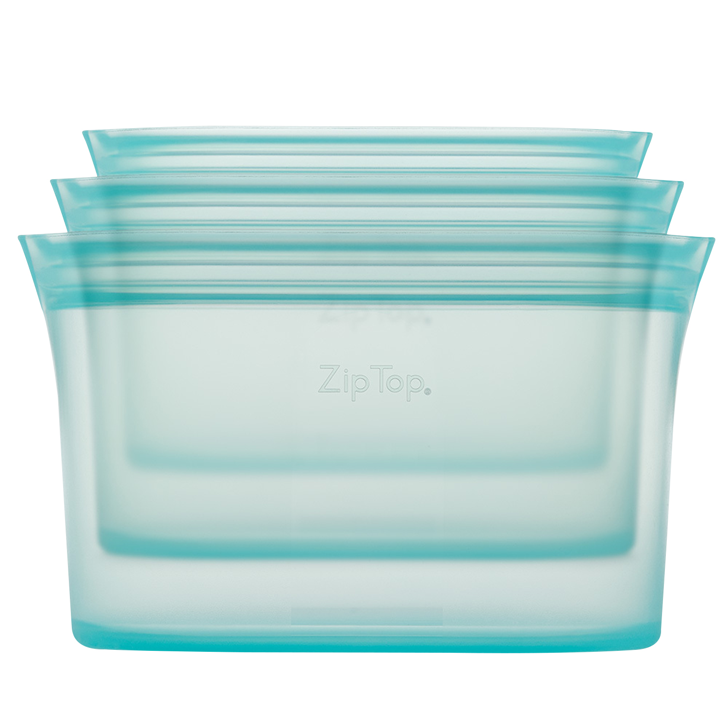 ZIPTOP ジップトップ 保存容器 保存袋 ディッシュ 3点セット チャック付き シリコン DISH グレー ブルー ピンク クリア Z-DSH3A | Zip Top | 04