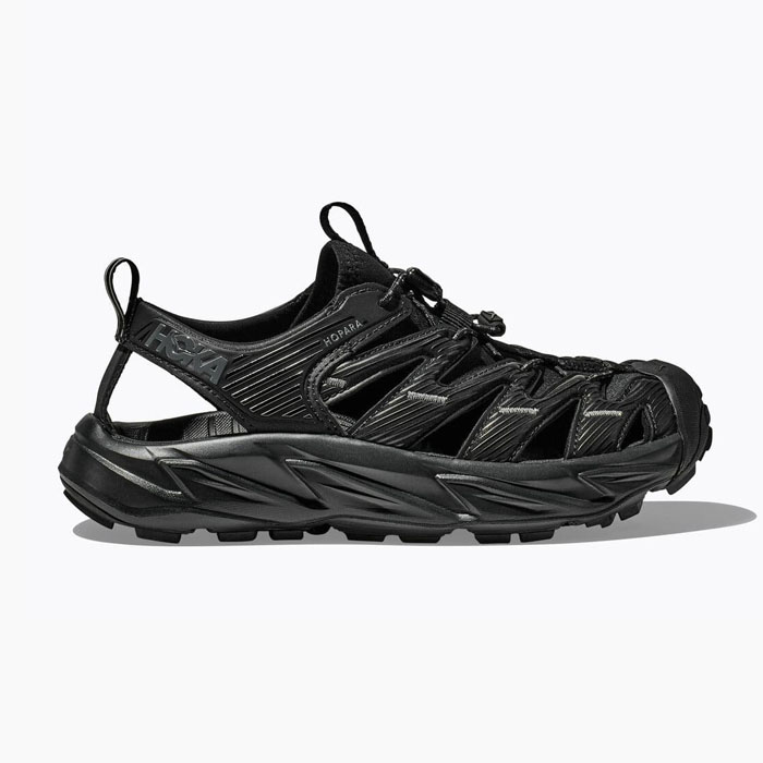 新品 ホカオネオネ HOPARA ホパラ 真っ黒 サンダル 28cm 6 HOKA（ホカ