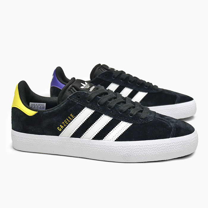 ADIDAS SKATEBOARDING GAZELLE ADV GY6922 アディダス ガゼル 黒紫黄