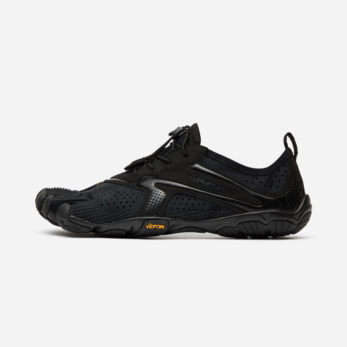 ビブラムファイブフィンガーズ VIBRAM FIVEFINGERS V-RUN 26M7001 メンズ 5本指シューズ ビブラム ベアフット 黒 ランニング シューズの画像