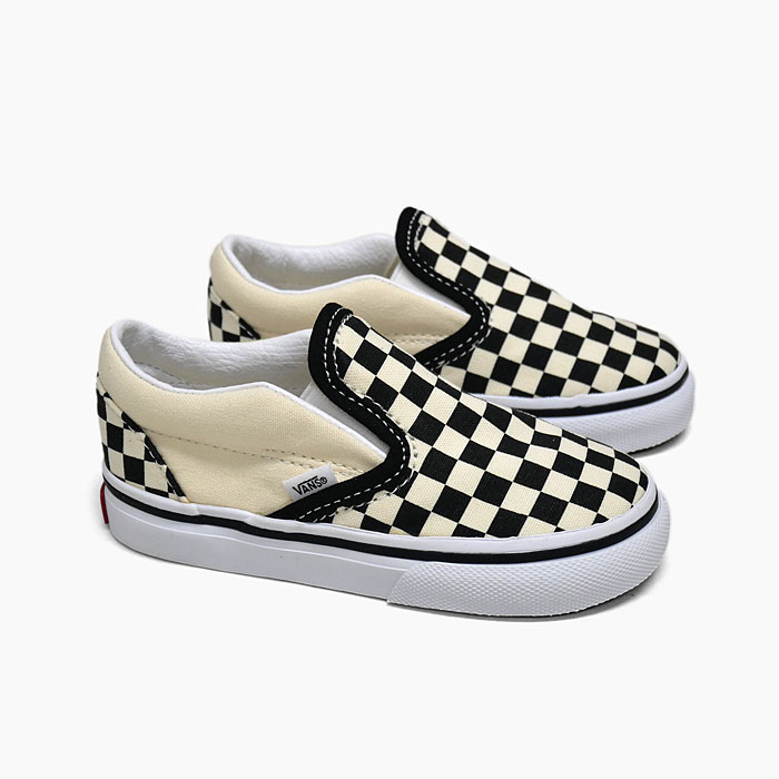 毎日発送 バンズ クラシック スリッポン ベビーシューズ チェック VANS