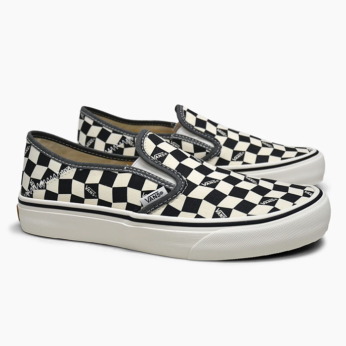 人気商品ランキング ヴァンズ Vans メンズ スリッポン フラット チェッカーフラッグ シューズ 靴white fucoa.cl