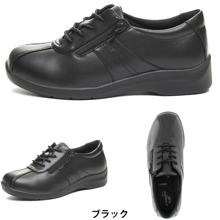 新品✨ムーンスター　MoonStar レディース　シューズ　日本製　本革　黒 ムーンスター イブ EVE 195 moonstar レディース コンフォート