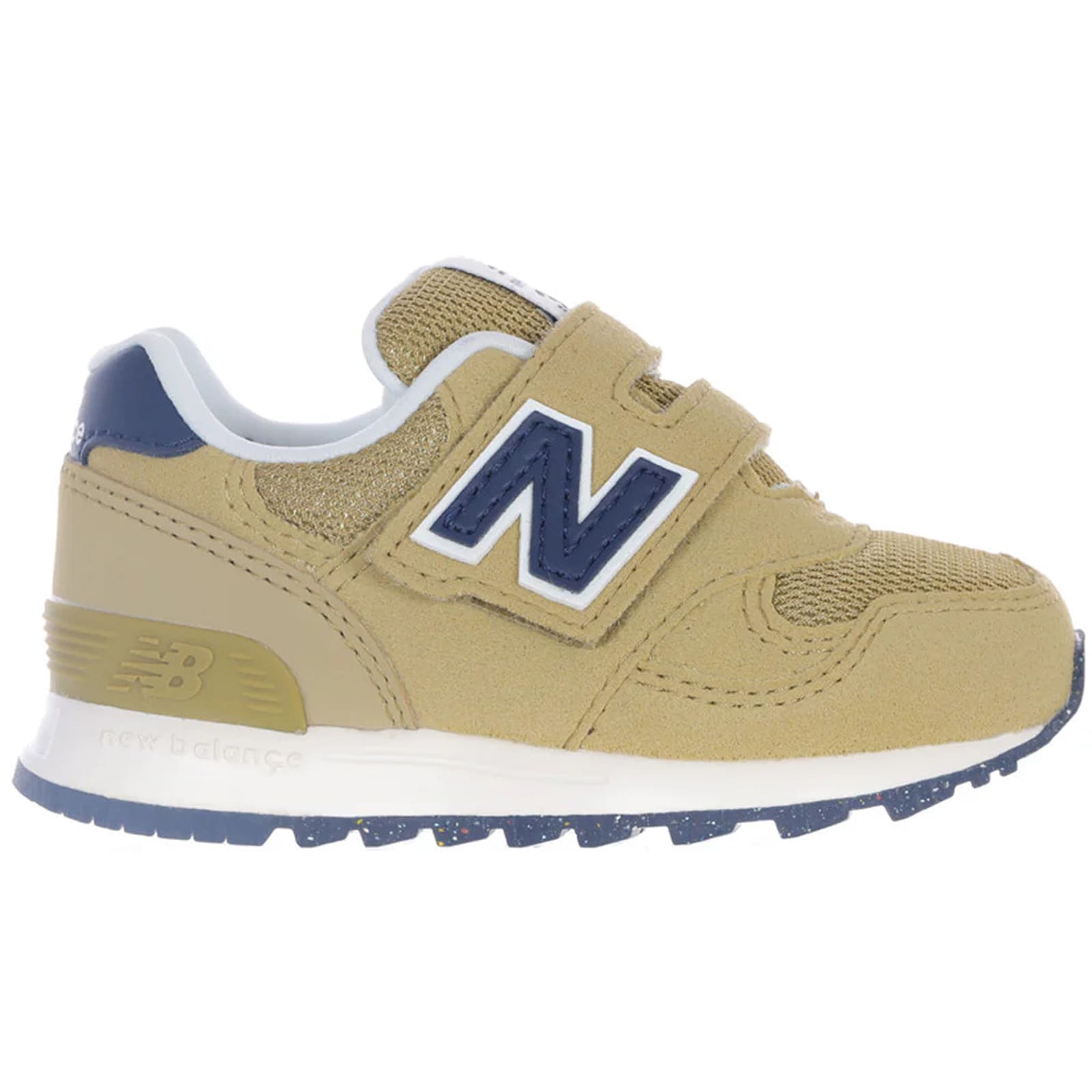 ニューバランス new balance I313 3MW(ベージュ/ネイビー) Hook and Loop v2 ベビー キッズ シューズ スニーカー 子供靴 横幅W やや幅広 NB 2026秋冬
