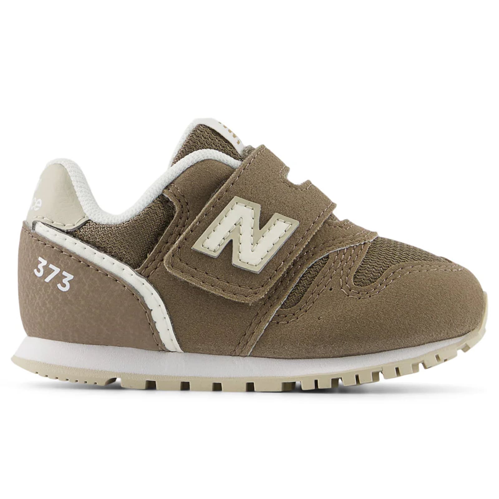 ニューバランス new balance I373 7OY(ブラウン) Hook and Loop ベビー キッズ シューズ スニーカー 子供靴 マジックテープ ベルクロ 横幅W やや幅広NB 2026春夏