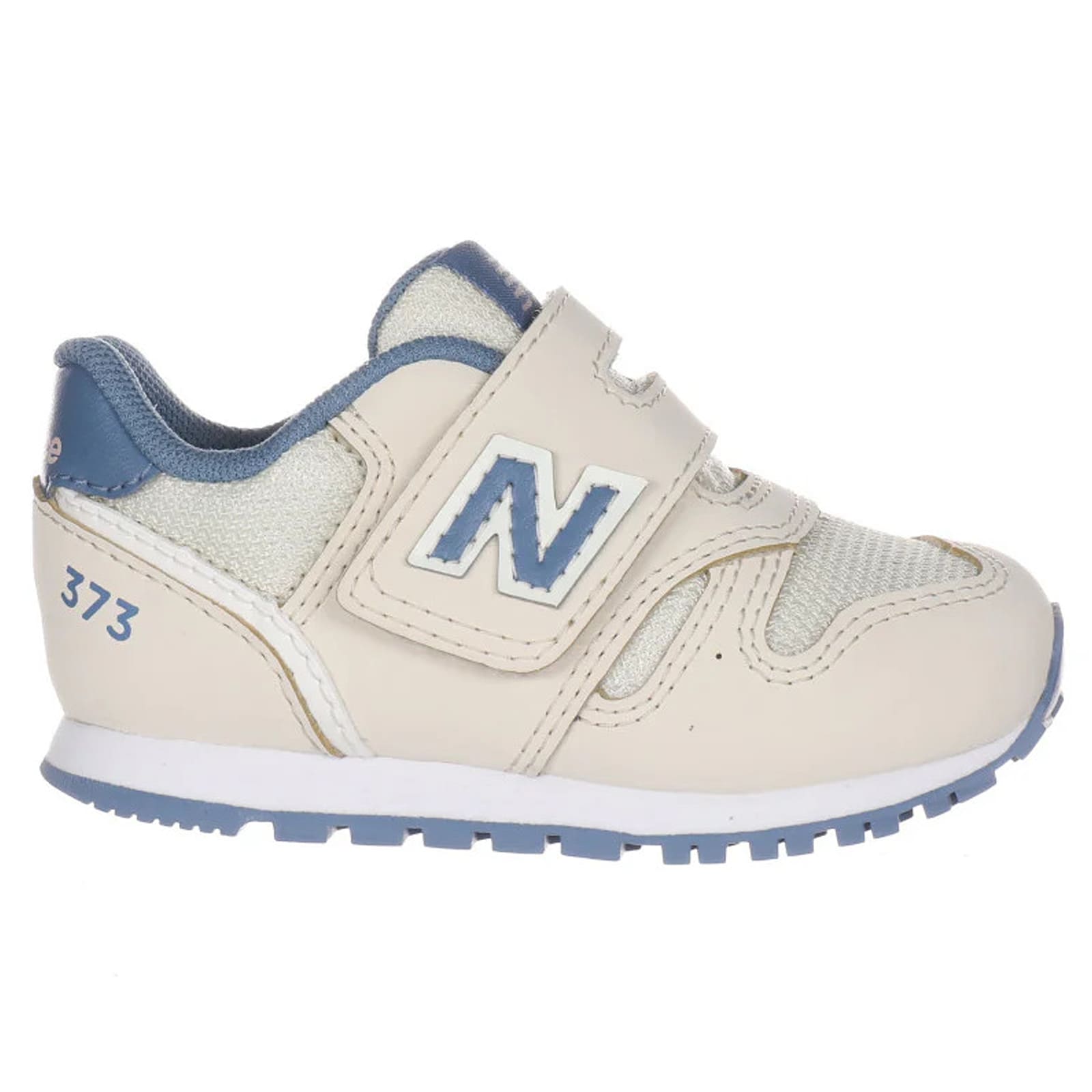 ニューバランス new balance I373 8T7(ベージュ/ブルー) Hook and Loop ベビー キッズ シューズ スニーカー 子供靴 横幅W やや幅広 NB 2026秋冬